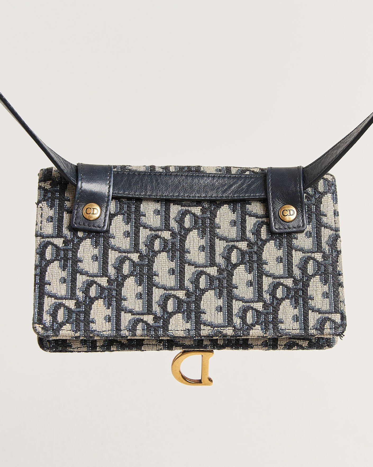 Mies | Pre-Owned & Vintage Bags | Dior Pre-Owned | Saddle Rectangular Belt Bag Blue