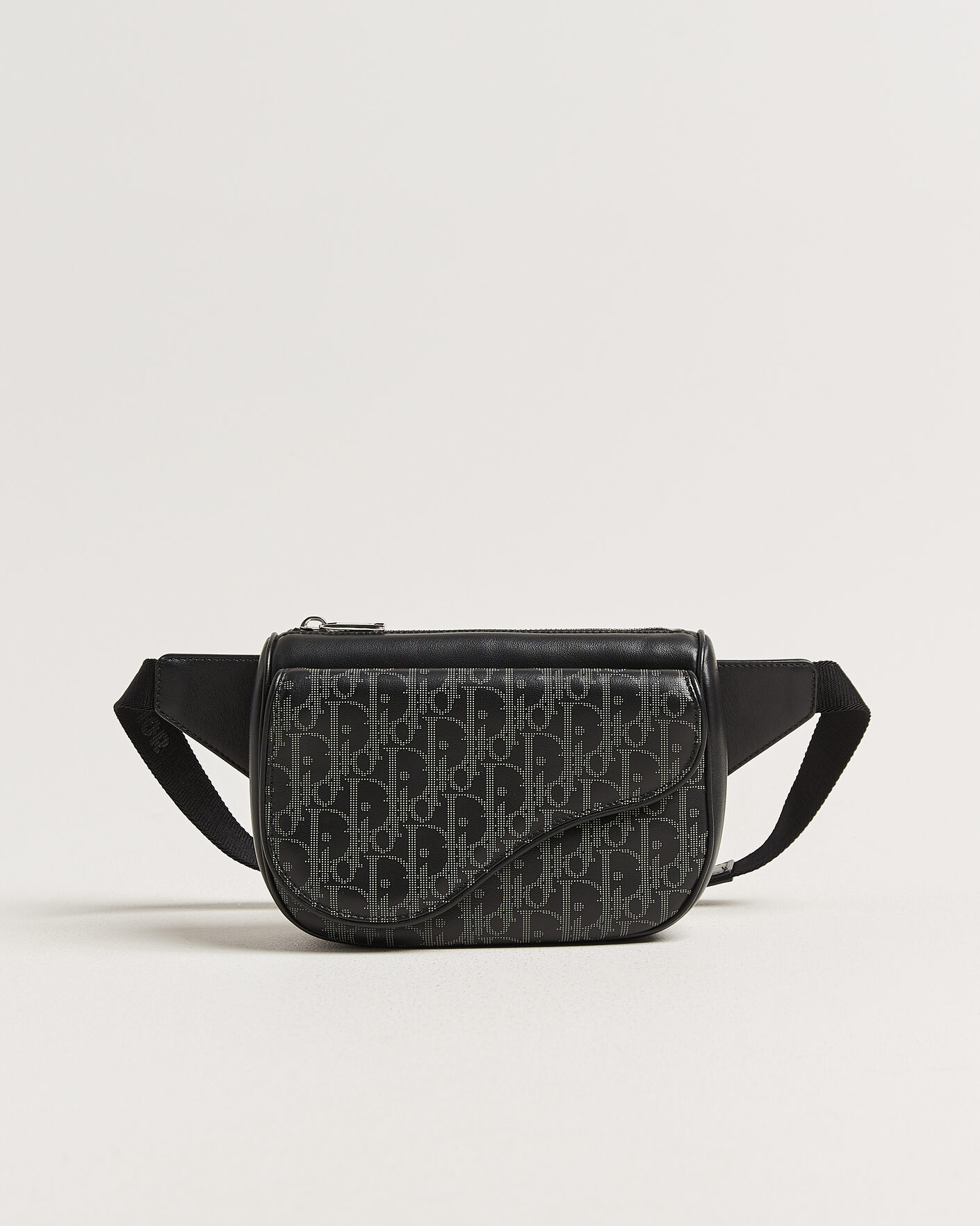 Mies | Pre-Owned & Vintage Bags | Dior Pre-Owned | Saddle Bag Oblique Leather Black