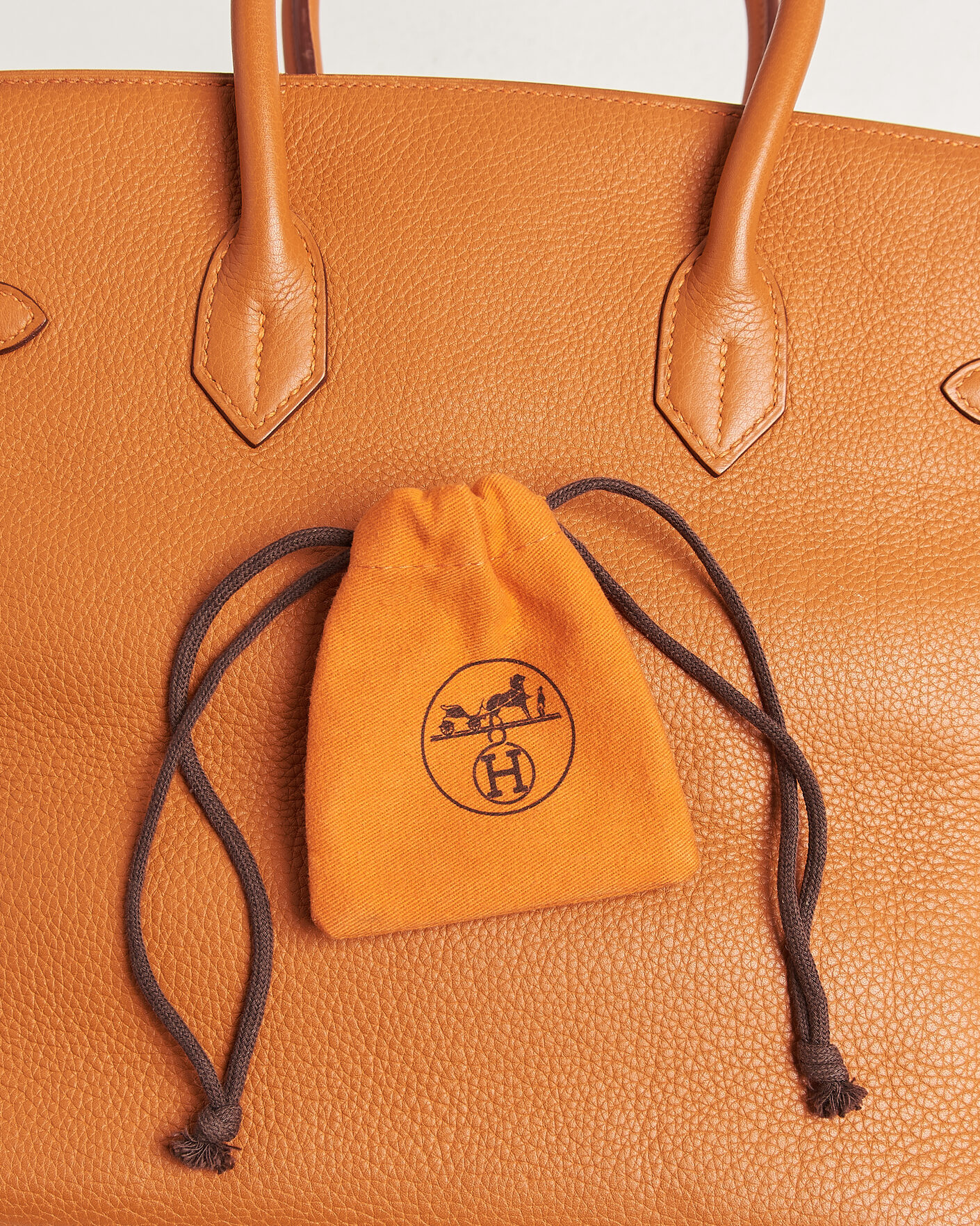 Mies | Pre-Owned & Vintage Bags | Hermès Pre-Owned | Birkin 35 Togo Leather Orange