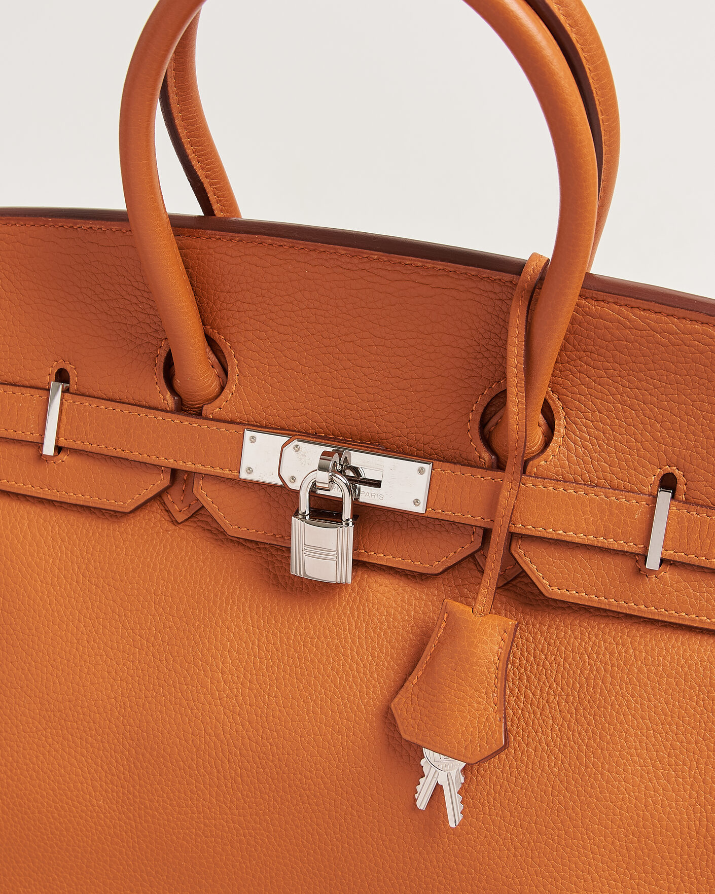 Mies | Pre-Owned & Vintage Bags | Hermès Pre-Owned | Birkin 35 Togo Leather Orange