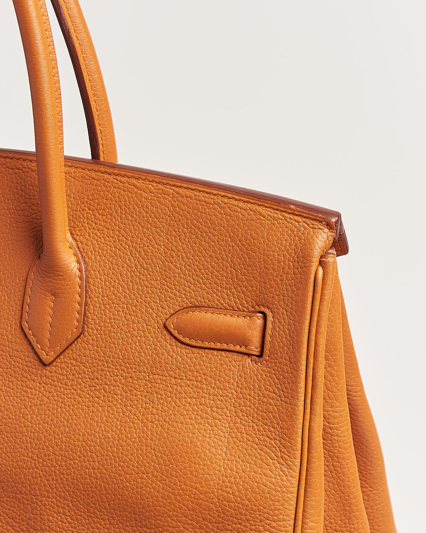 Mies | Pre-Owned & Vintage Bags | Hermès Pre-Owned | Birkin 35 Togo Leather Orange