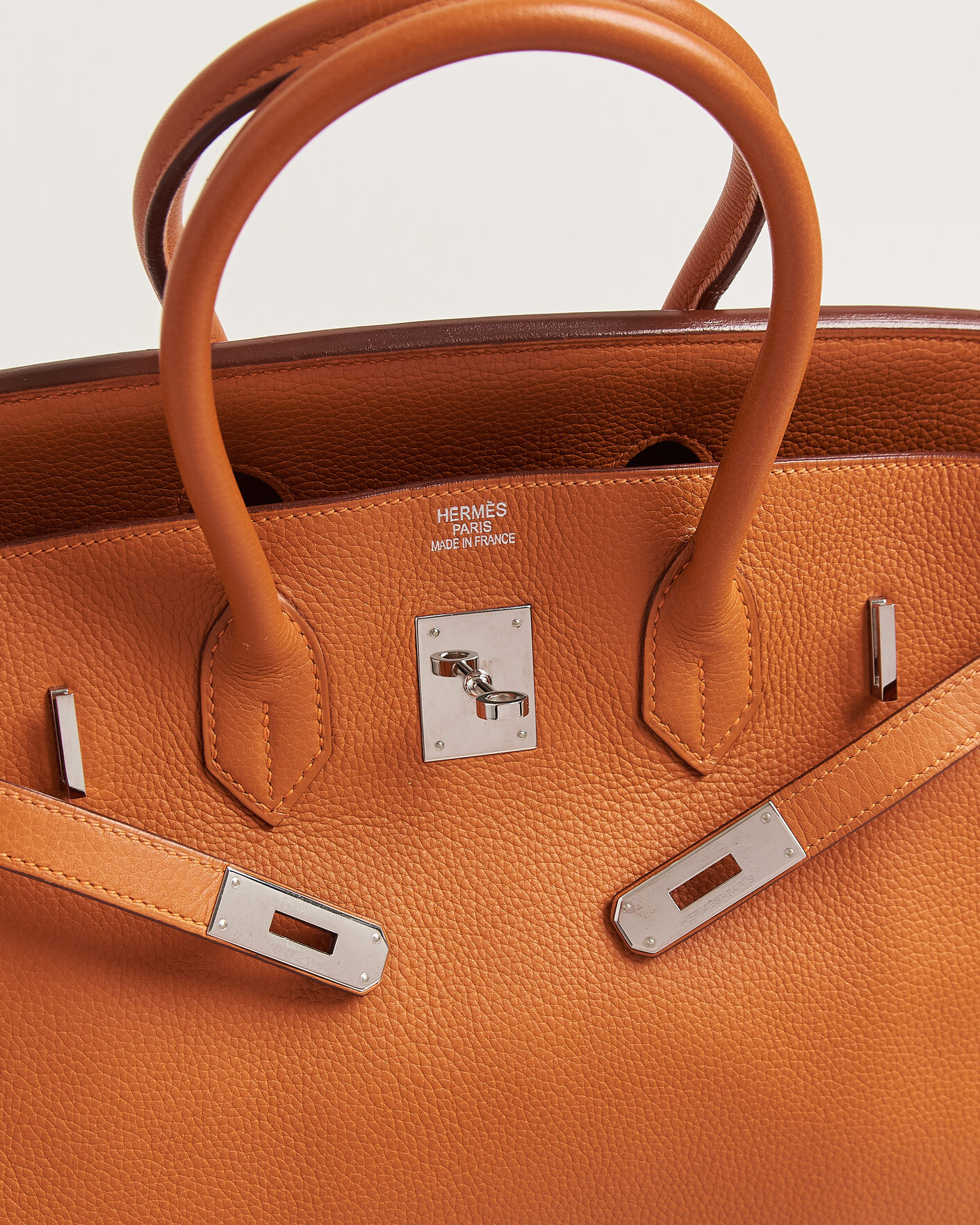 Mies | Pre-Owned & Vintage Bags | Hermès Pre-Owned | Birkin 35 Togo Leather Orange