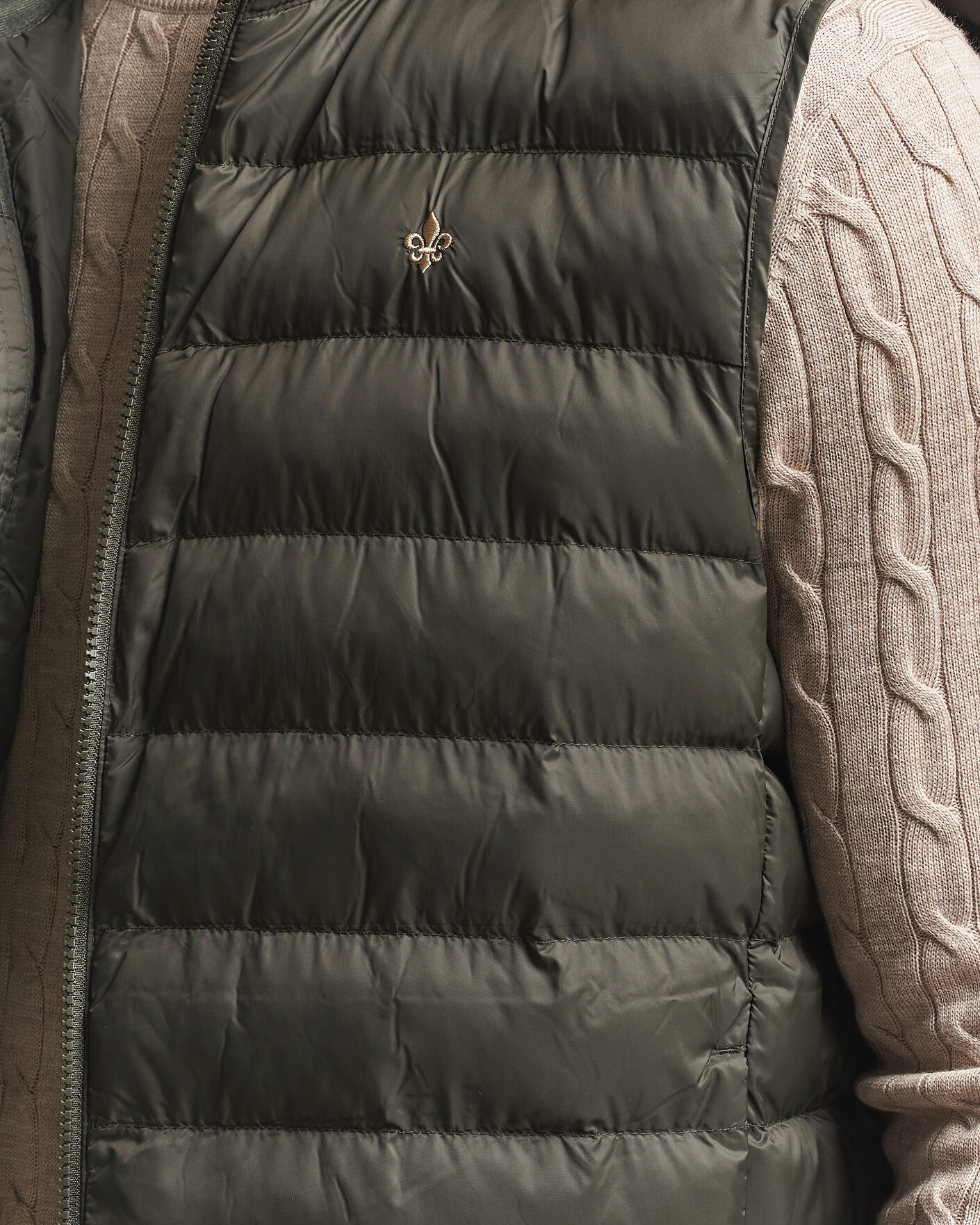 Mies | Ulkoliivit | Morris | Norfolk Liner Vest Olive