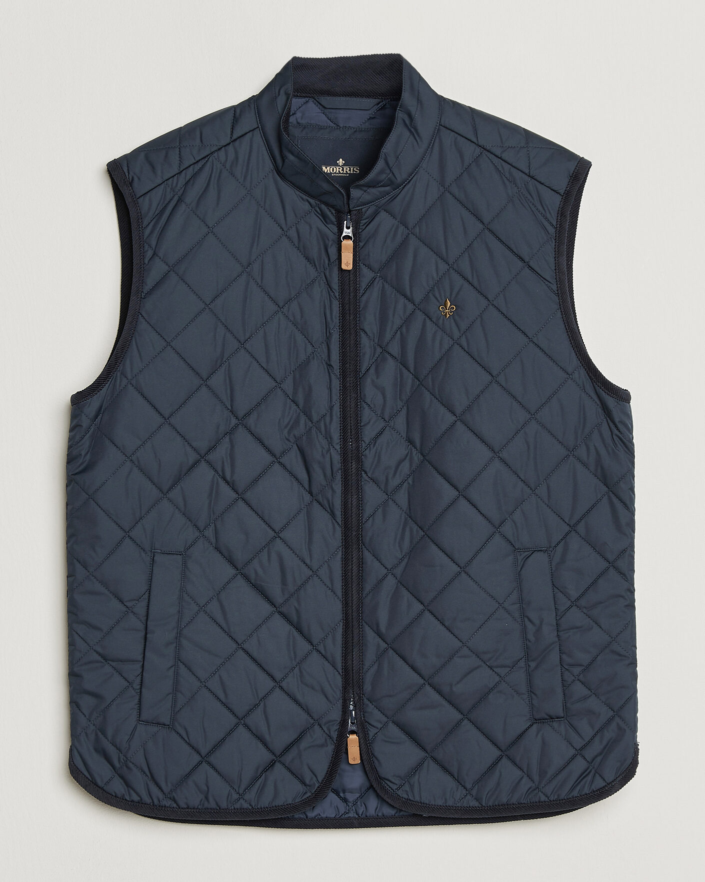 Mies | Ulkoliivit | Morris | Teddy Quilted Vest Old Blue