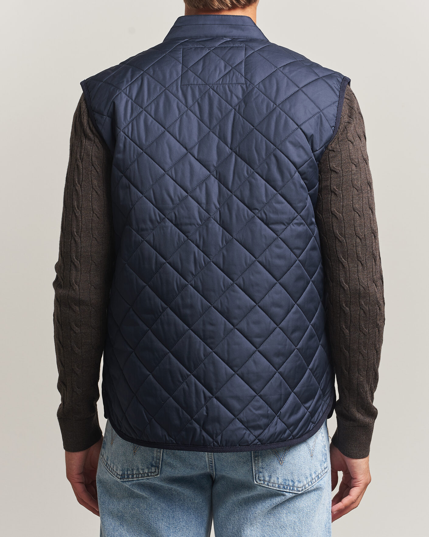 Mies | Ulkoliivit | Morris | Teddy Quilted Vest Old Blue