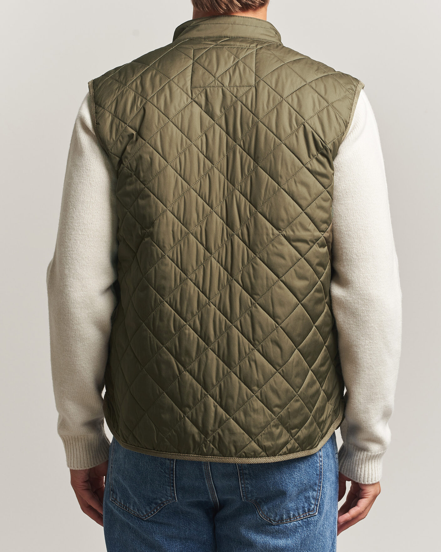 Mies | Ulkoliivit | Morris | Teddy Quilted Vest Olive
