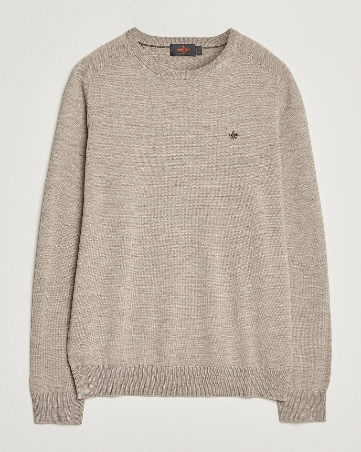 Mies | Puserot | Morris | Merino O-Neck Khaki
