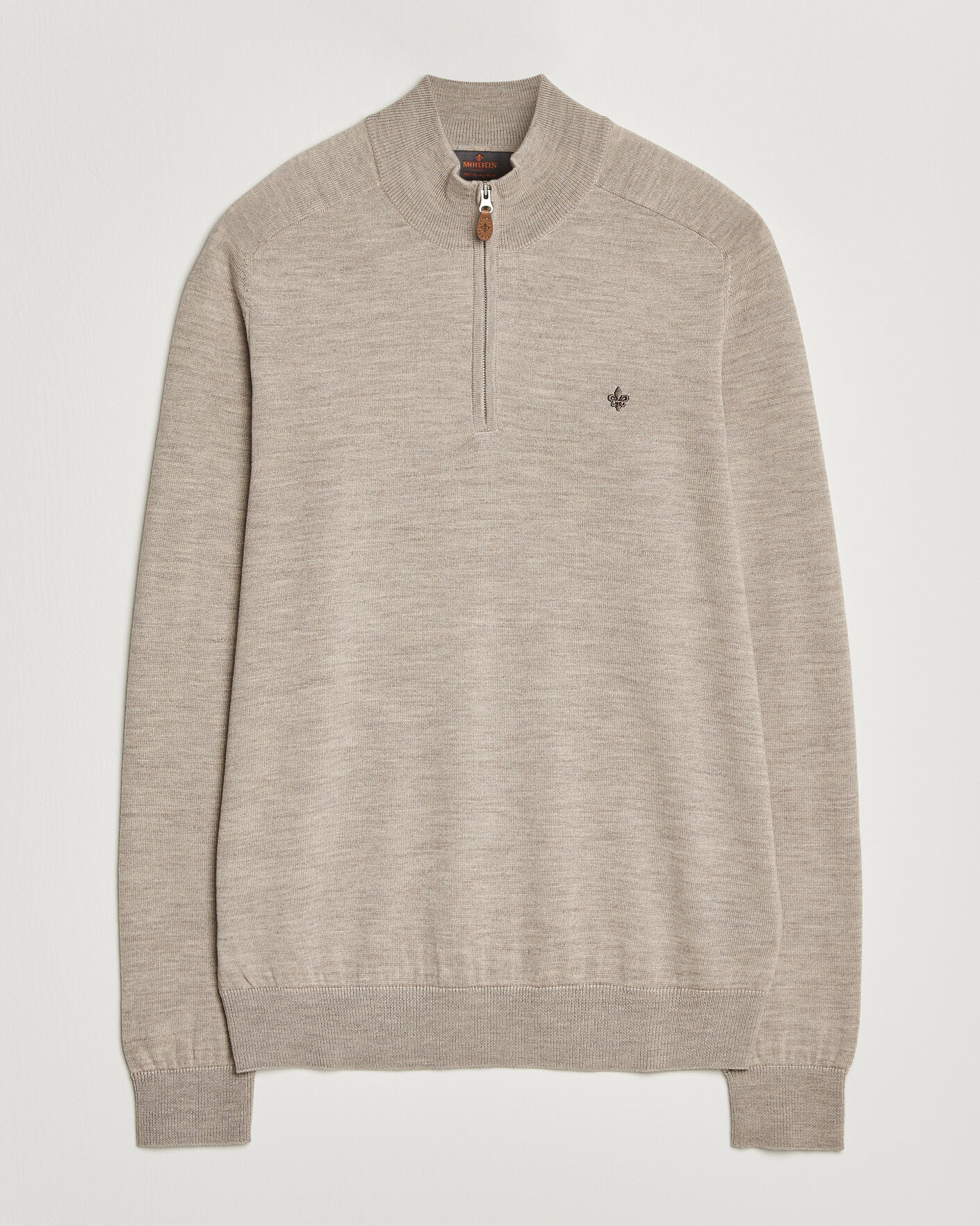 Mies | Puserot | Morris | John Merino Half Zip Khaki