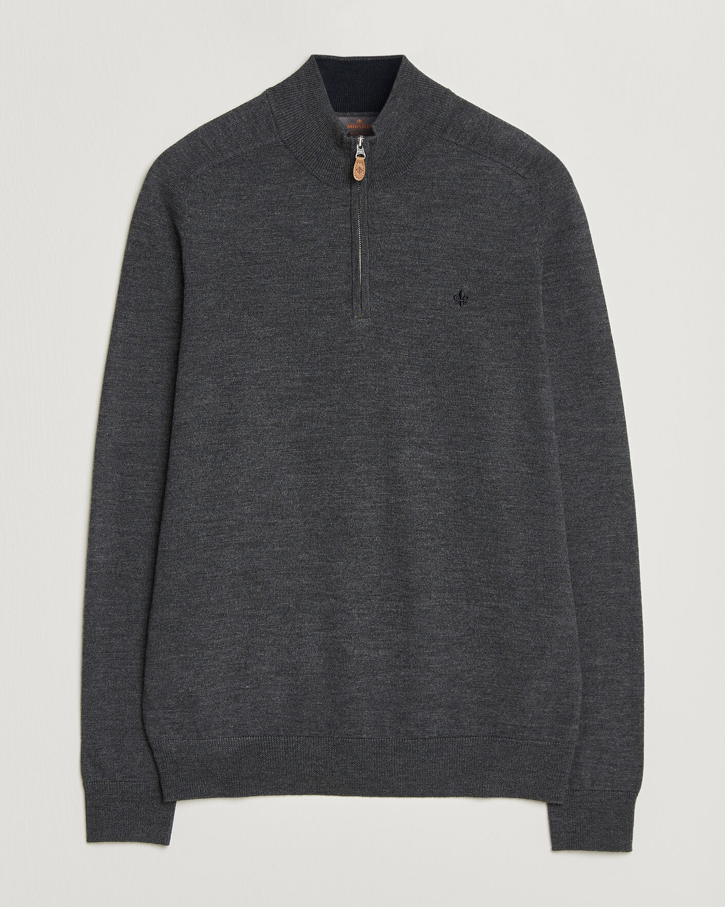 Mies | Puserot | Morris | John Merino Half Zip Grey