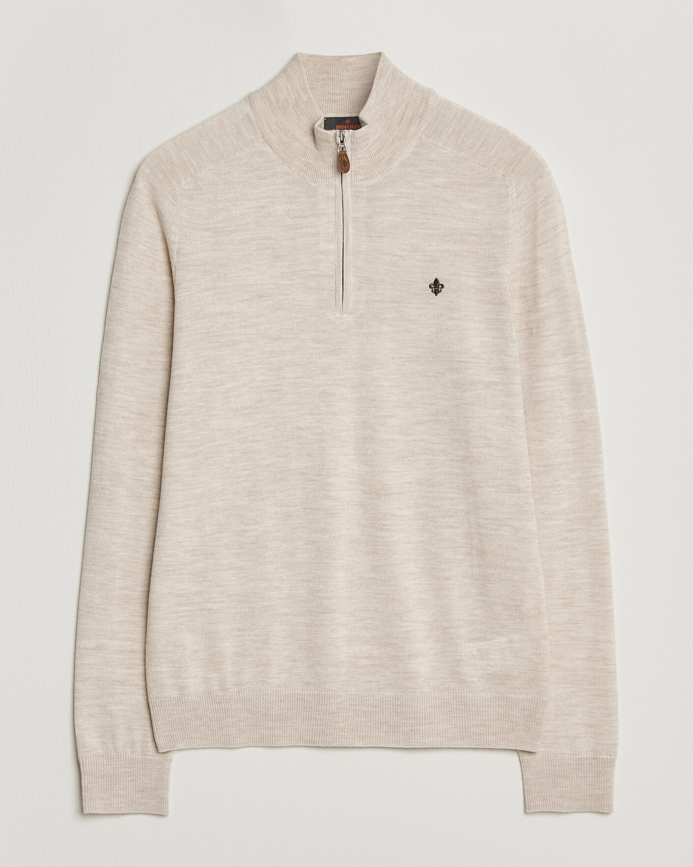 Mies | Puserot | Morris | John Merino Half Zip Off White