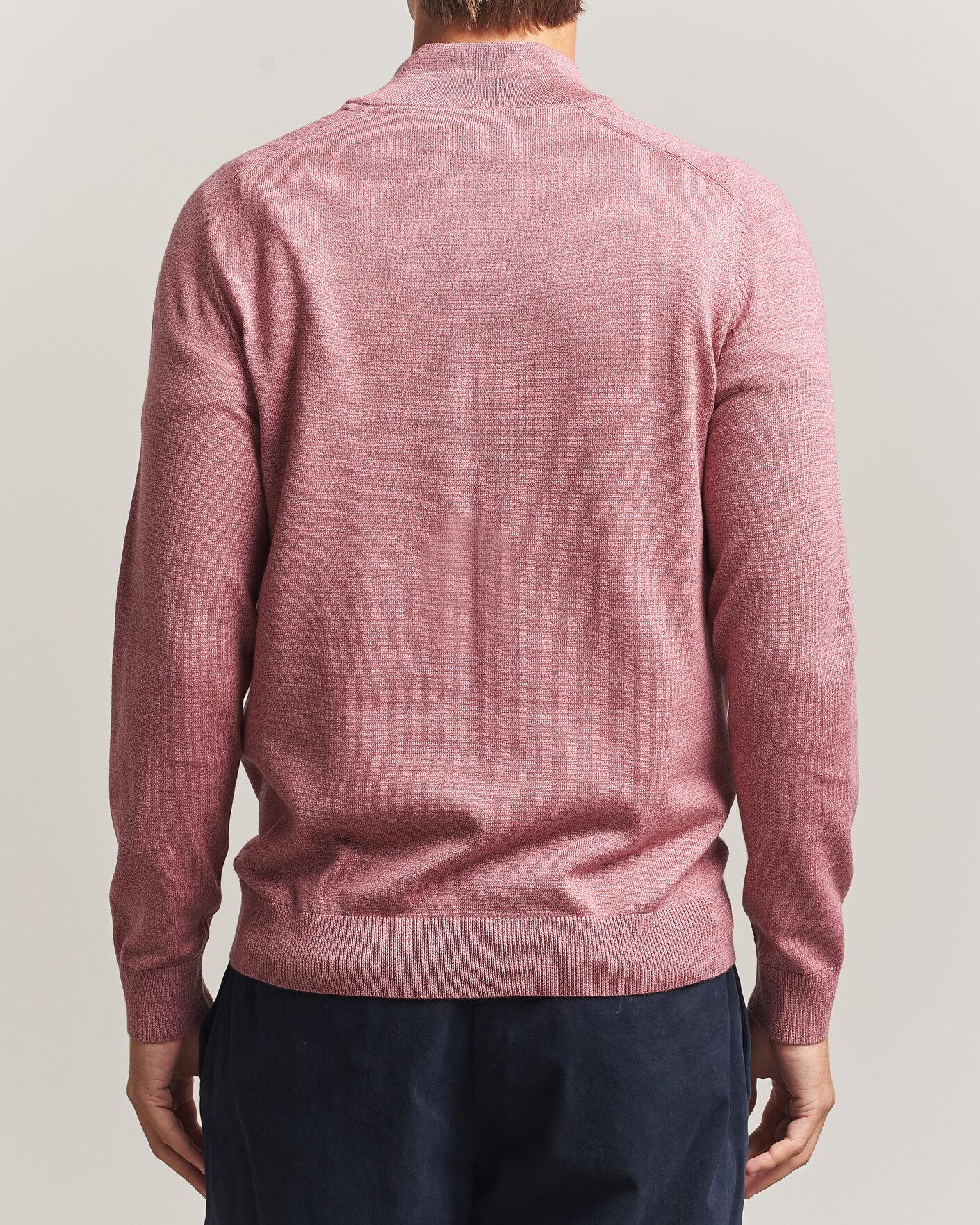Mies | Puserot | Morris | John Merino Half Zip Cerise