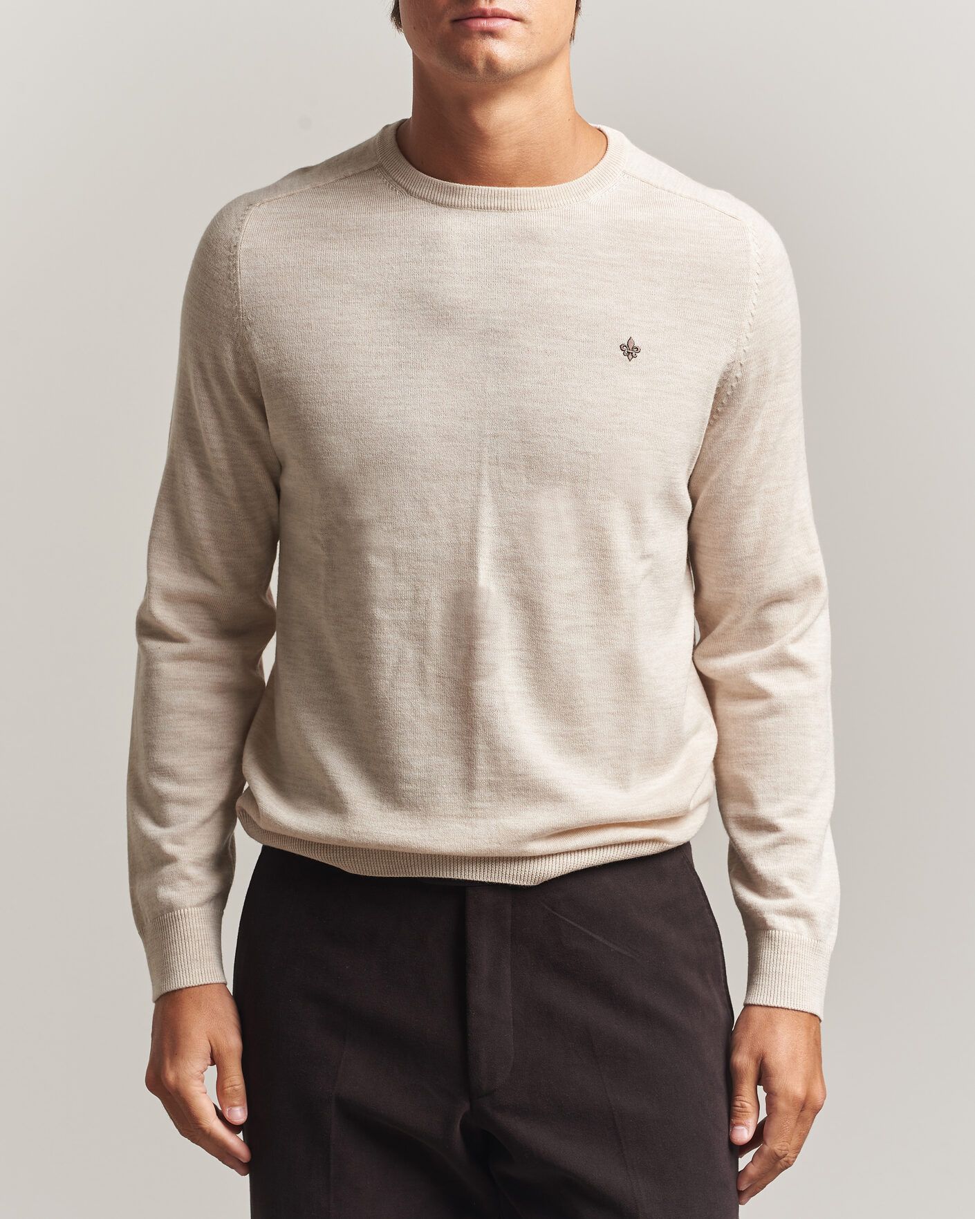 Mies | Puserot | Morris | Merino O-Neck Off White