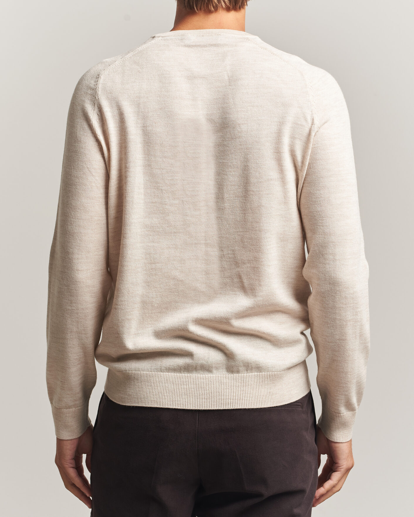 Mies | Puserot | Morris | Merino O-Neck Off White