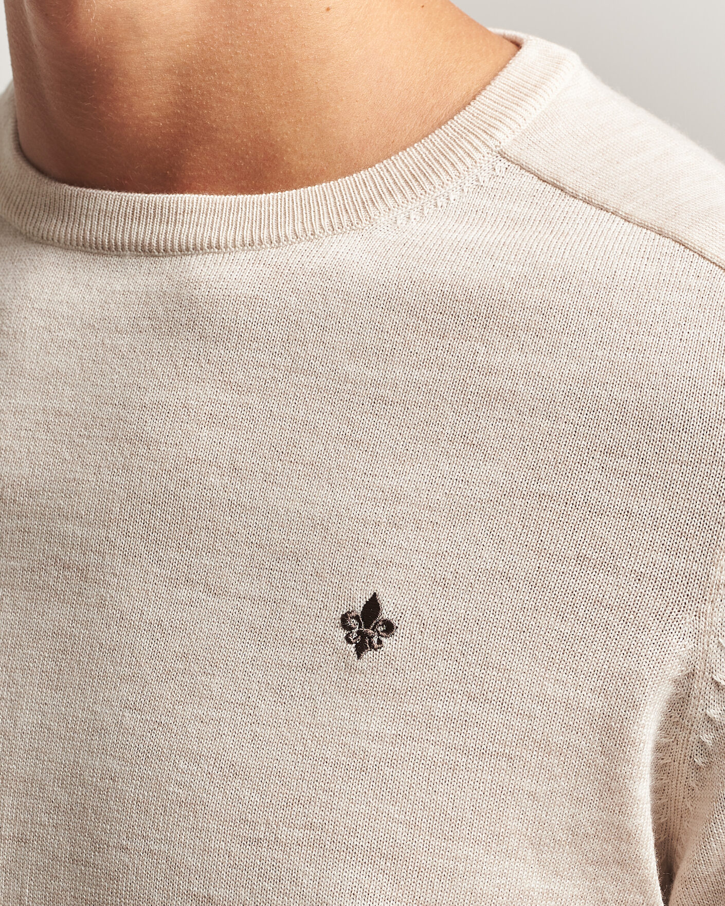 Mies | Puserot | Morris | Merino O-Neck Off White