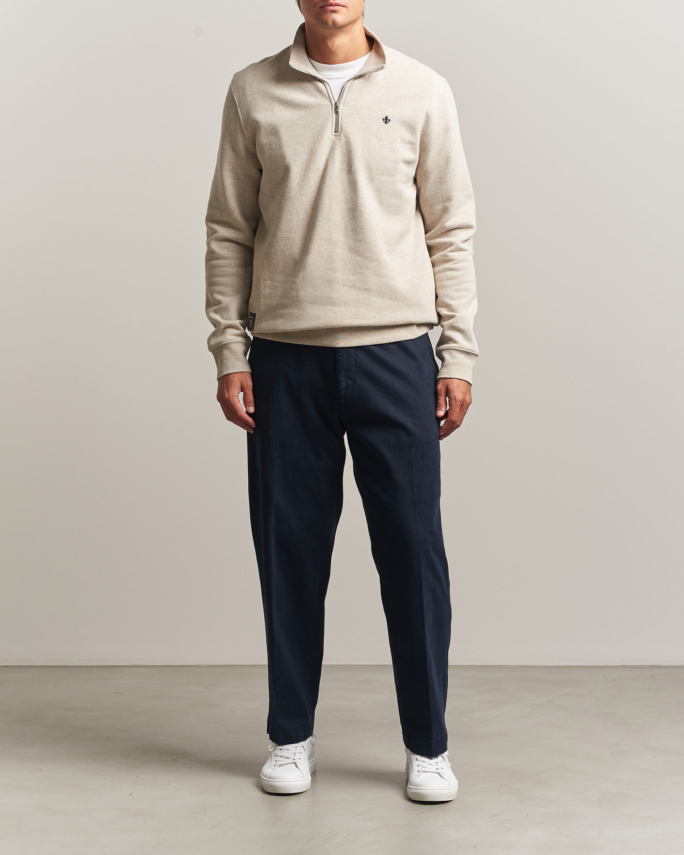 Mies | Puserot | Morris | Brandon Lily Half Zip Khaki