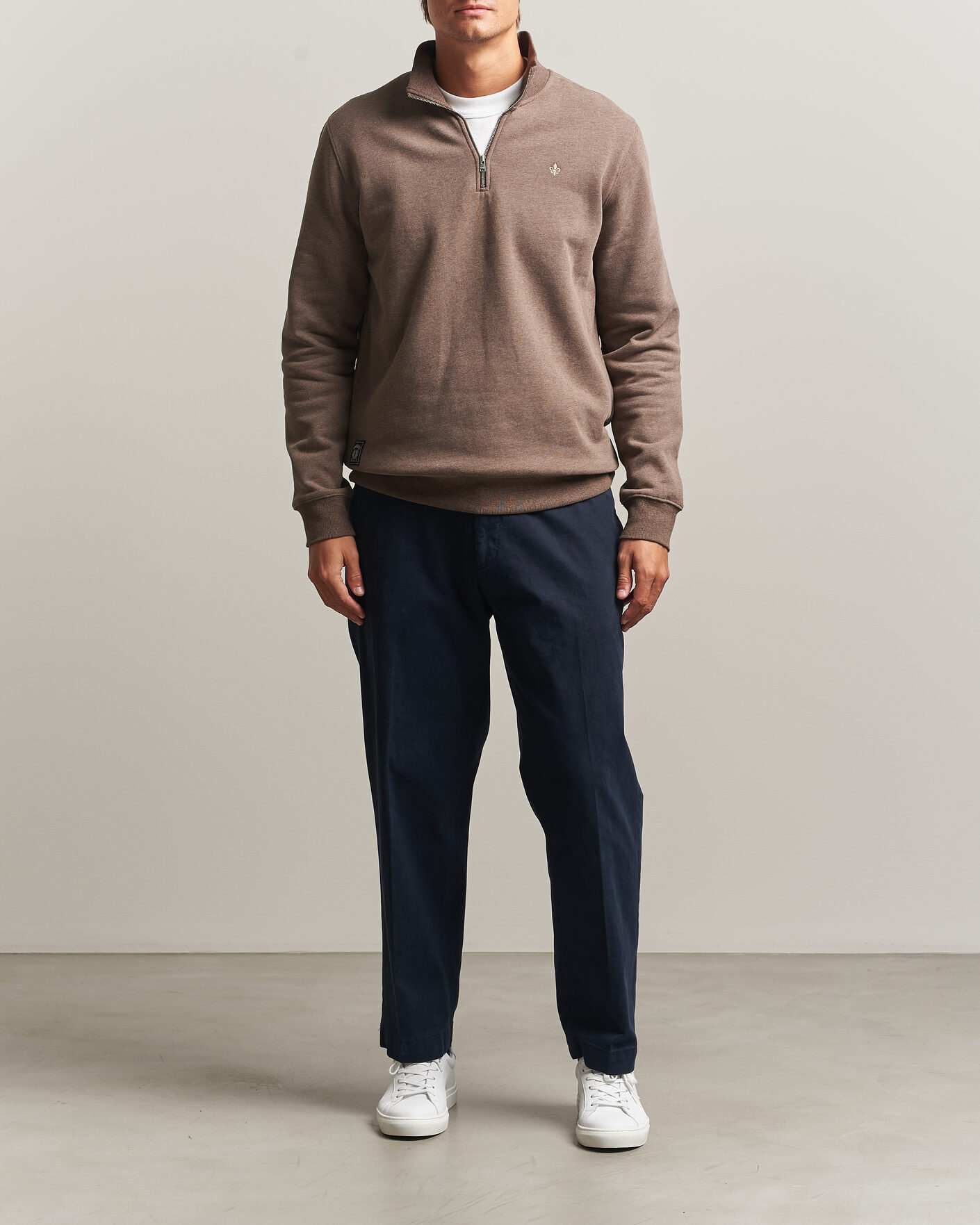 Mies | Puserot | Morris | Brandon Lily Half Zip Brown