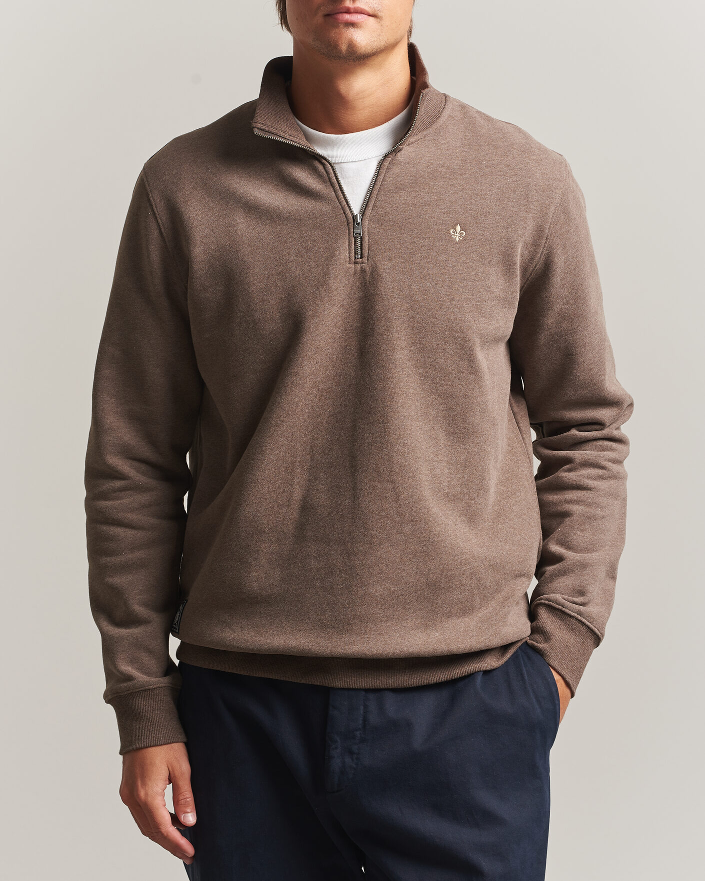 Mies | Puserot | Morris | Brandon Lily Half Zip Brown