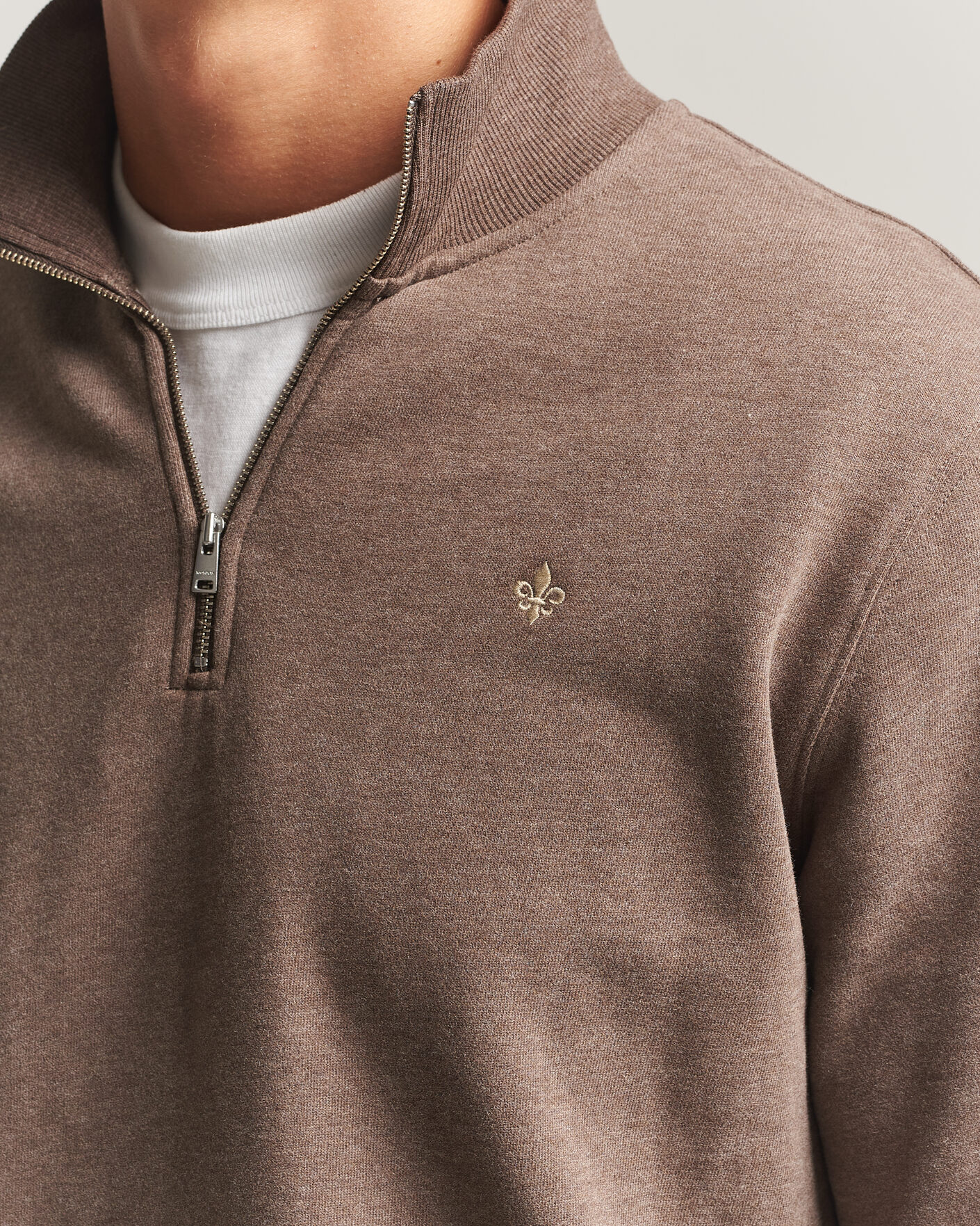 Mies | Puserot | Morris | Brandon Lily Half Zip Brown