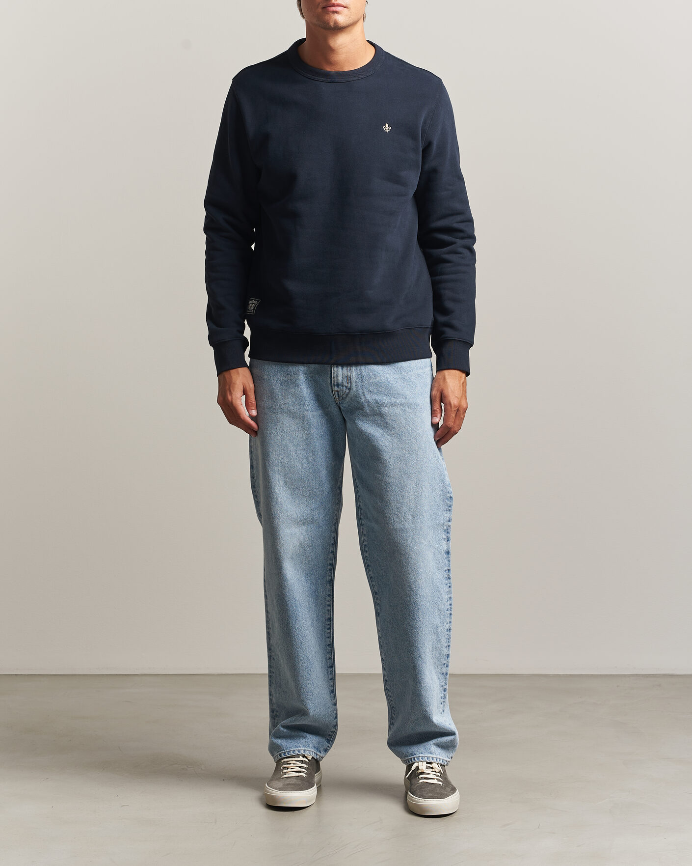 Mies | Puserot | Morris | Brandon Lily Sweatshirt Old Blue