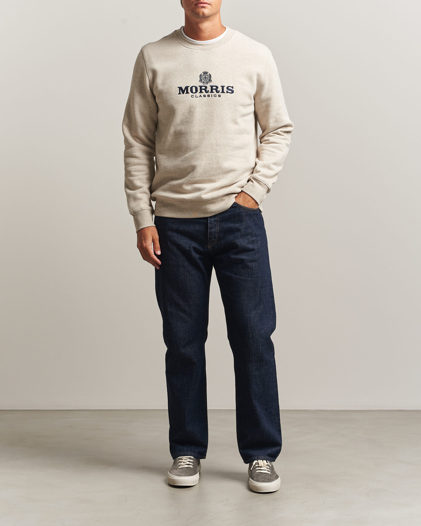 Mies | Puserot | Morris | Brian Sweatshirt Khaki