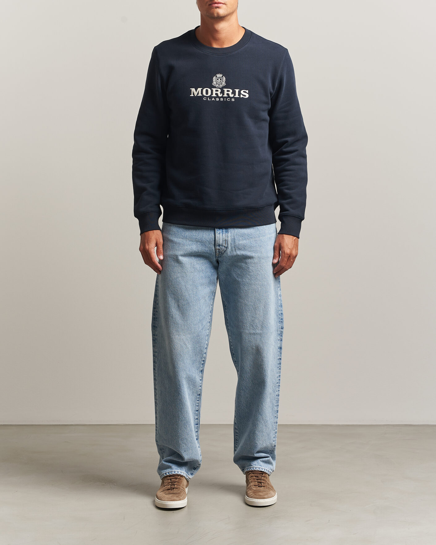 Mies | Puserot | Morris | Brian Sweatshirt Old Blue