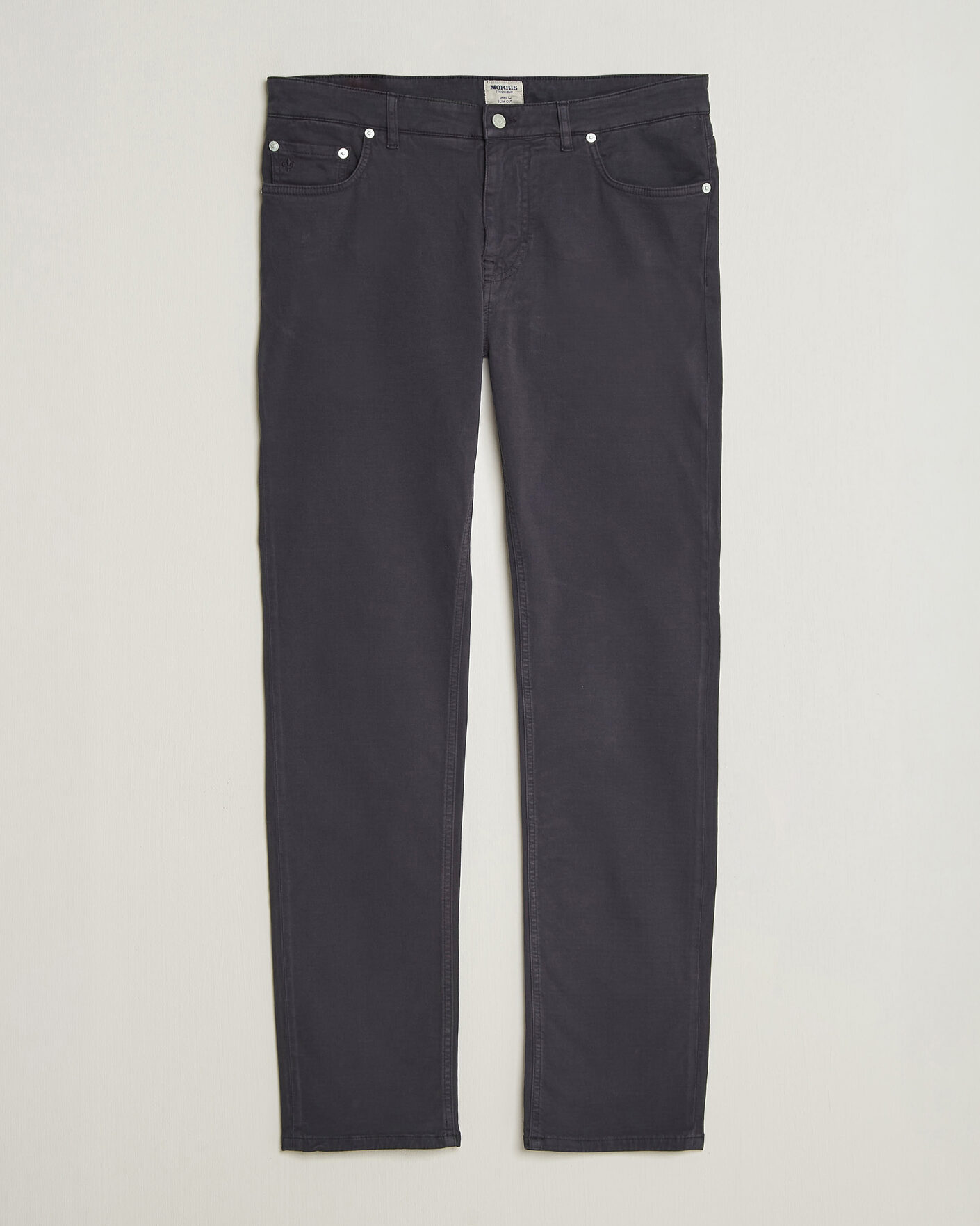 Mies | Housut | Morris | James Brushed 5-Pocket Pant Blue