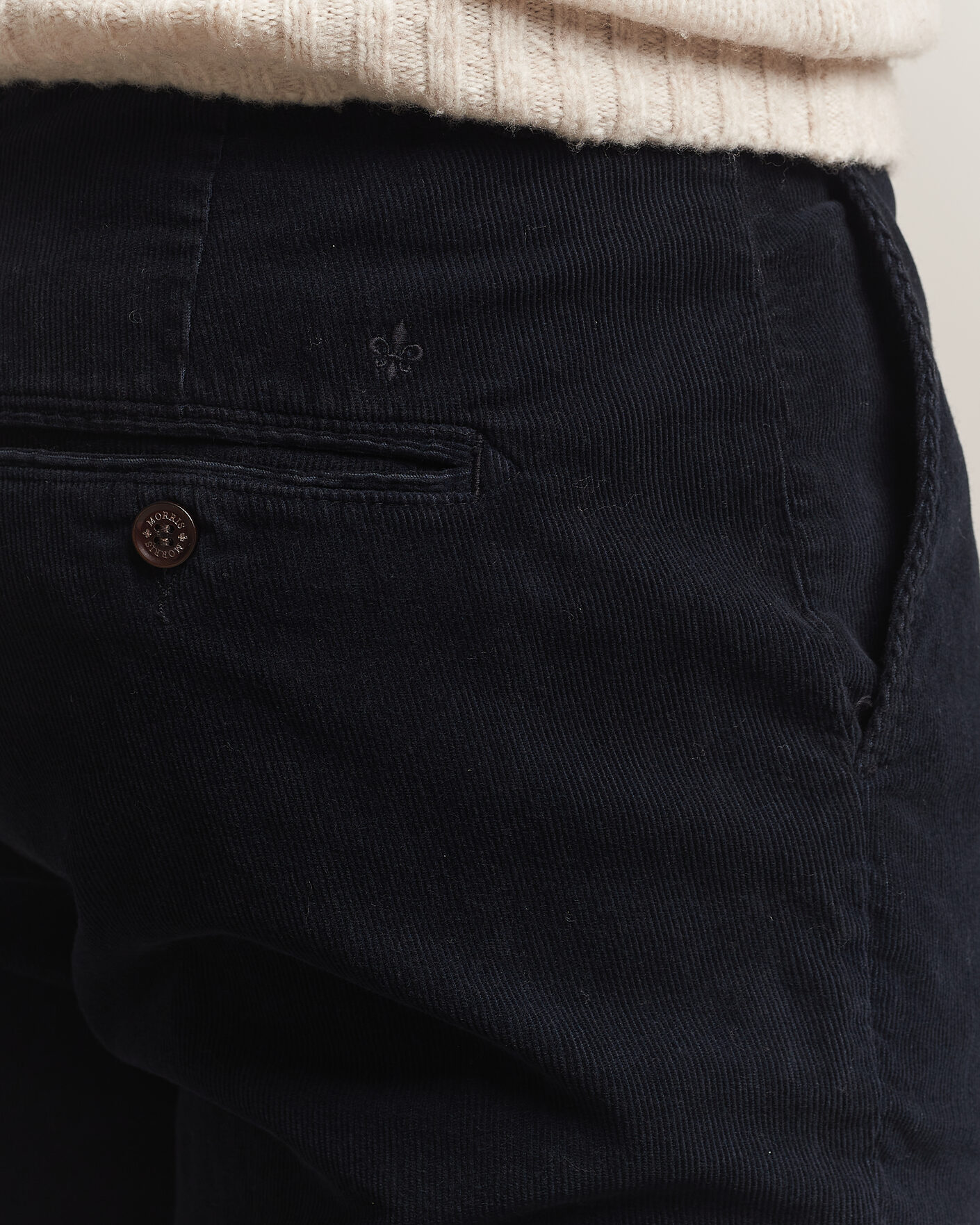 Mies | Housut | Morris | Jeffrey Cord Chino Blue