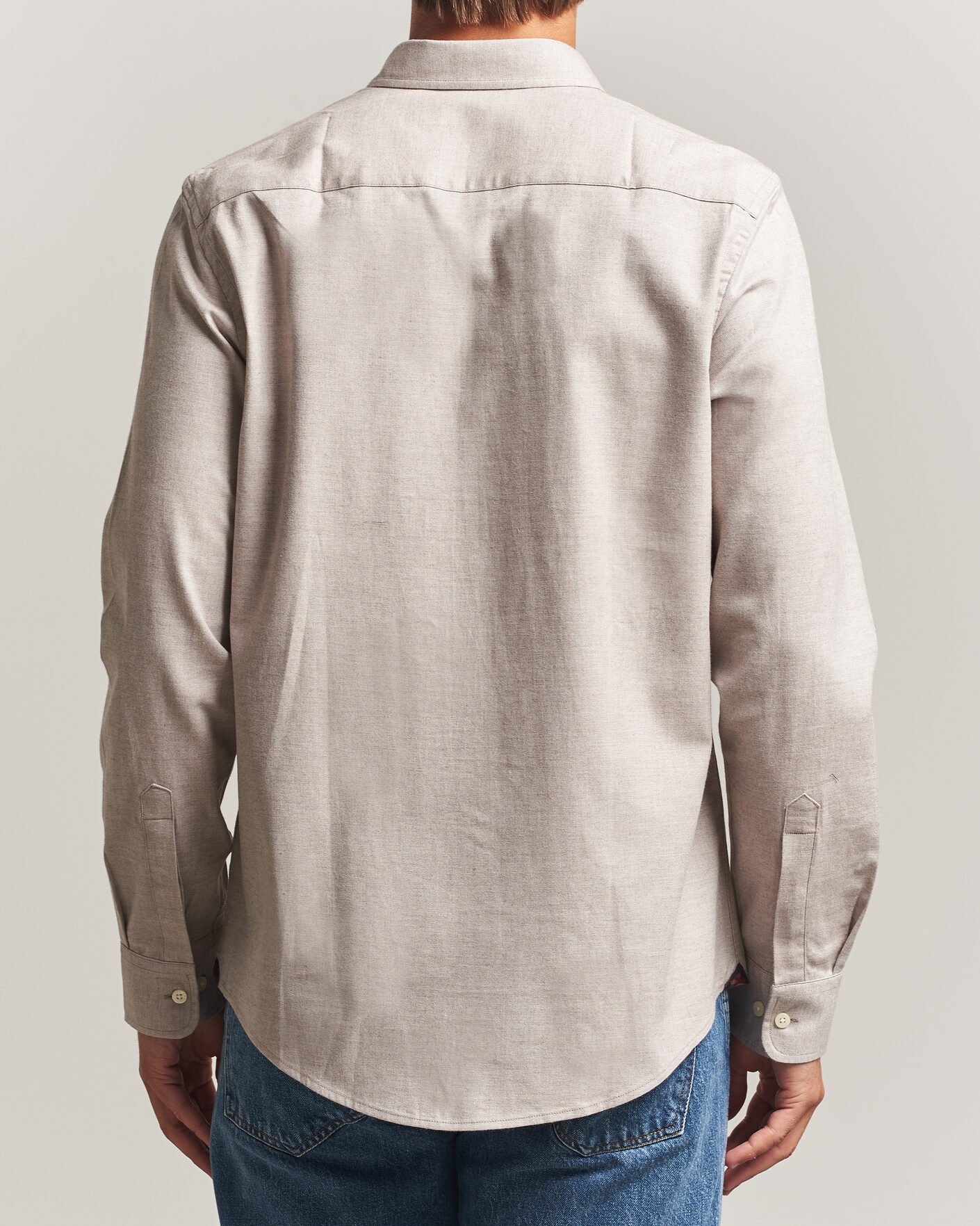 Mies | Kauluspaidat | Morris | Watts Flannel Shirt Khaki
