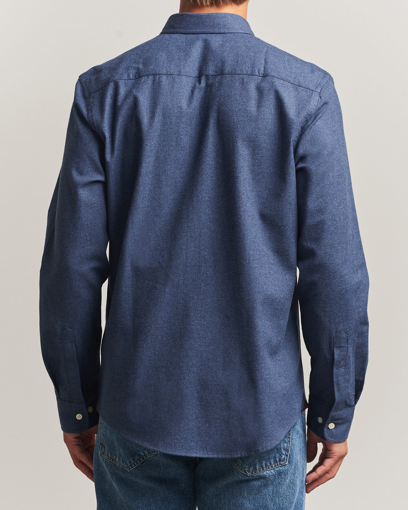 Mies | Kauluspaidat | Morris | Watts Flannel Shirt Navy