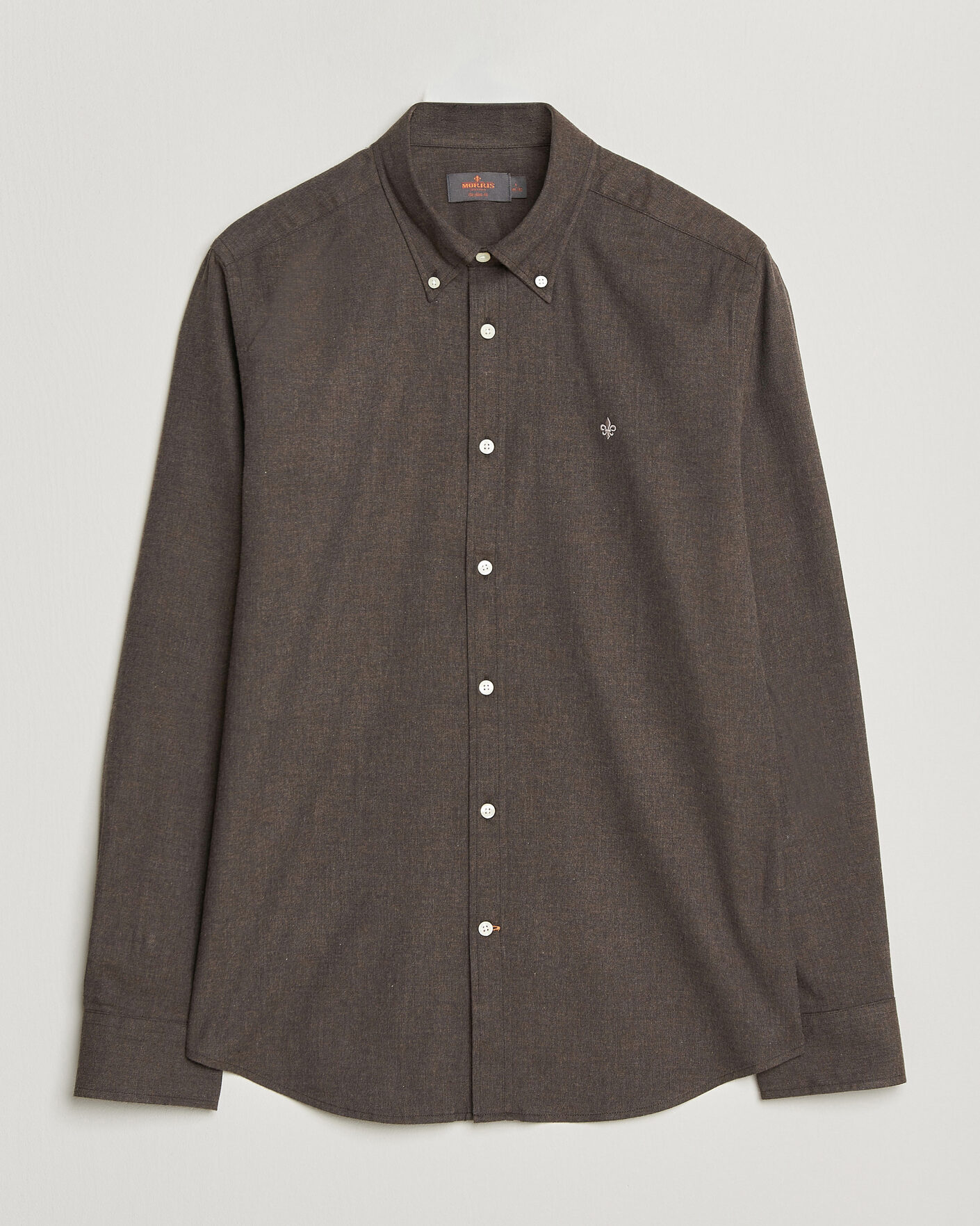 Mies | Kauluspaidat | Morris | Watts Flannel Shirt Brown