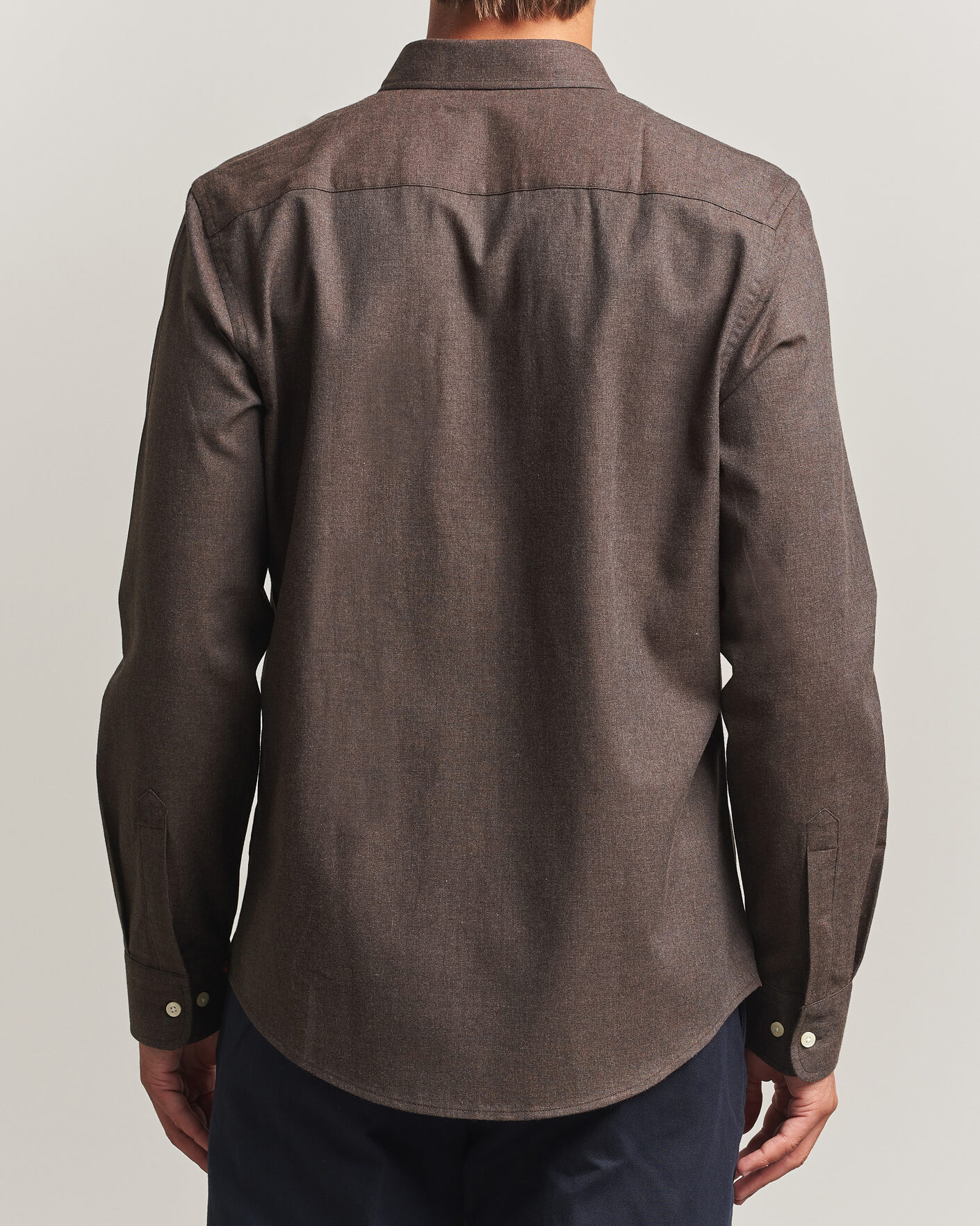 Mies | Kauluspaidat | Morris | Watts Flannel Shirt Brown