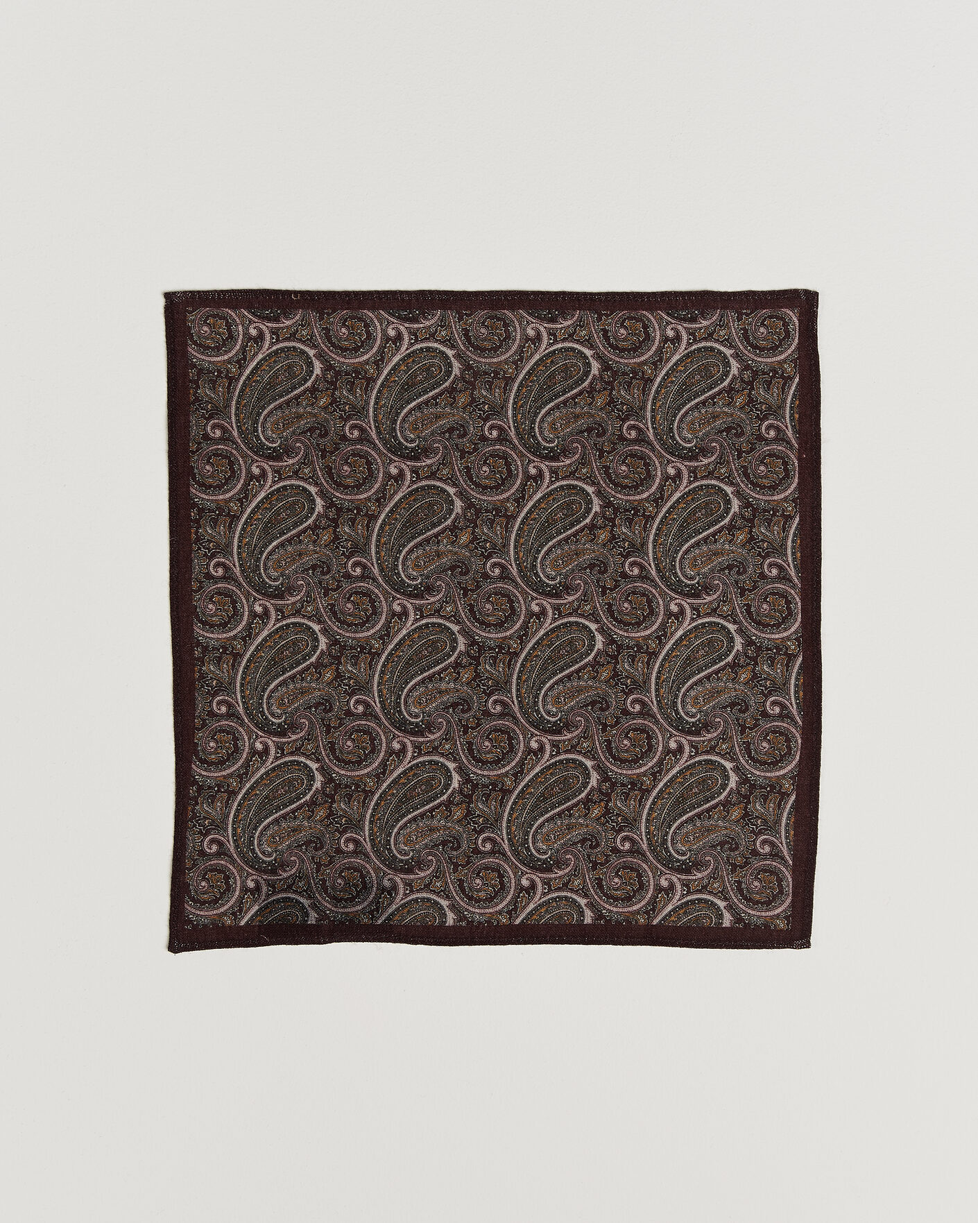 Mies | Solmiot | Amanda Christensen | Box Set Wool 8 cm Tie And Pocket Square Wine