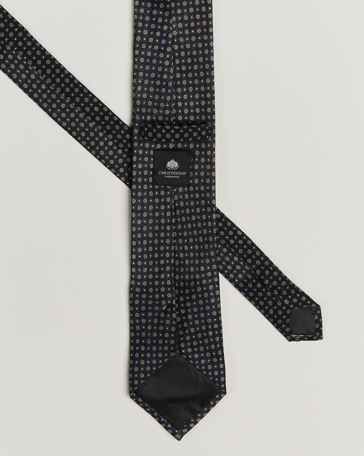 Mies | Solmiot | Amanda Christensen | Box Set Wool 8 cm Tie And Pocket Square Navy