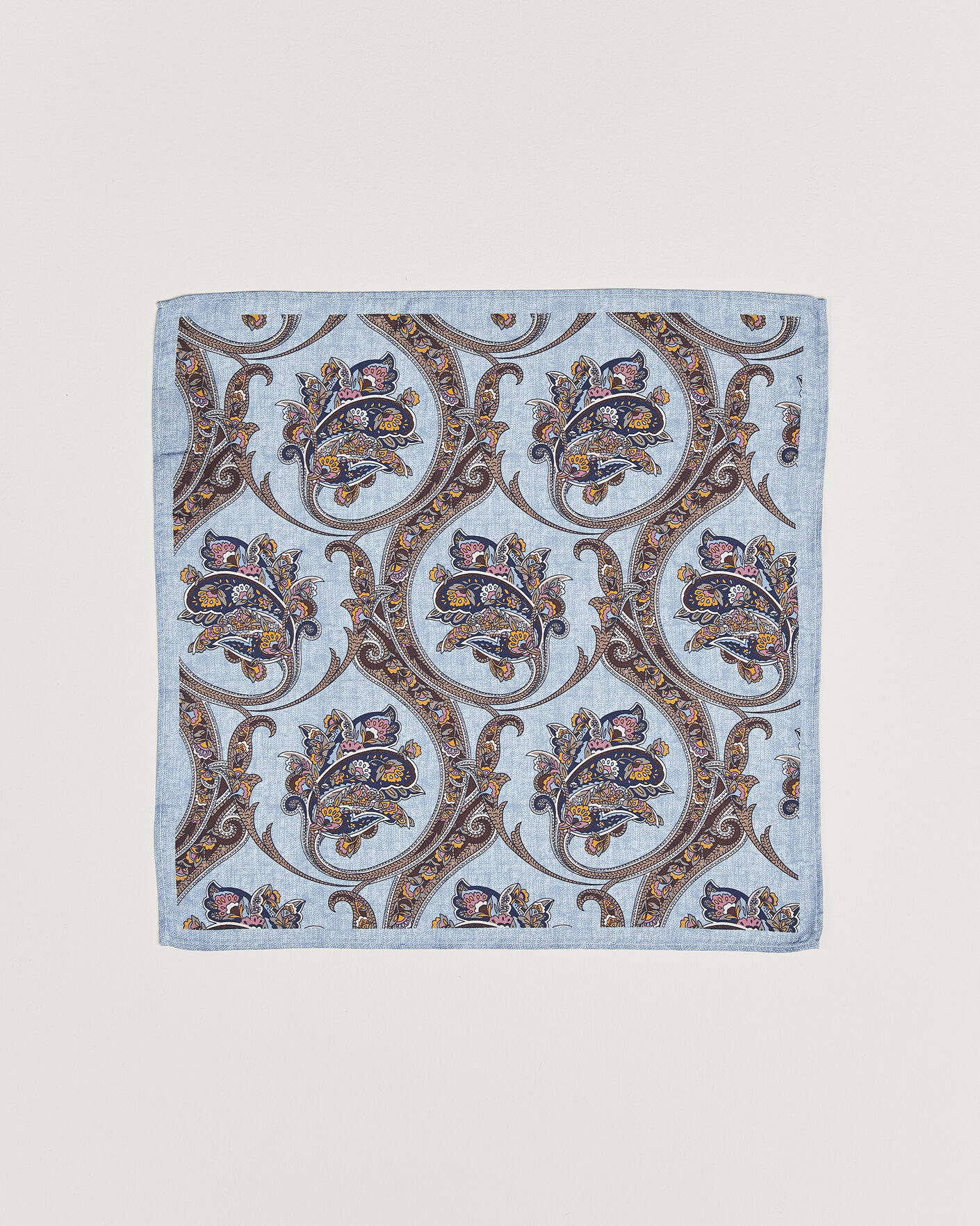 Mies | Solmiot | Amanda Christensen | Box Set Silk 8 cm Tie And Pocket Square Sky Blue