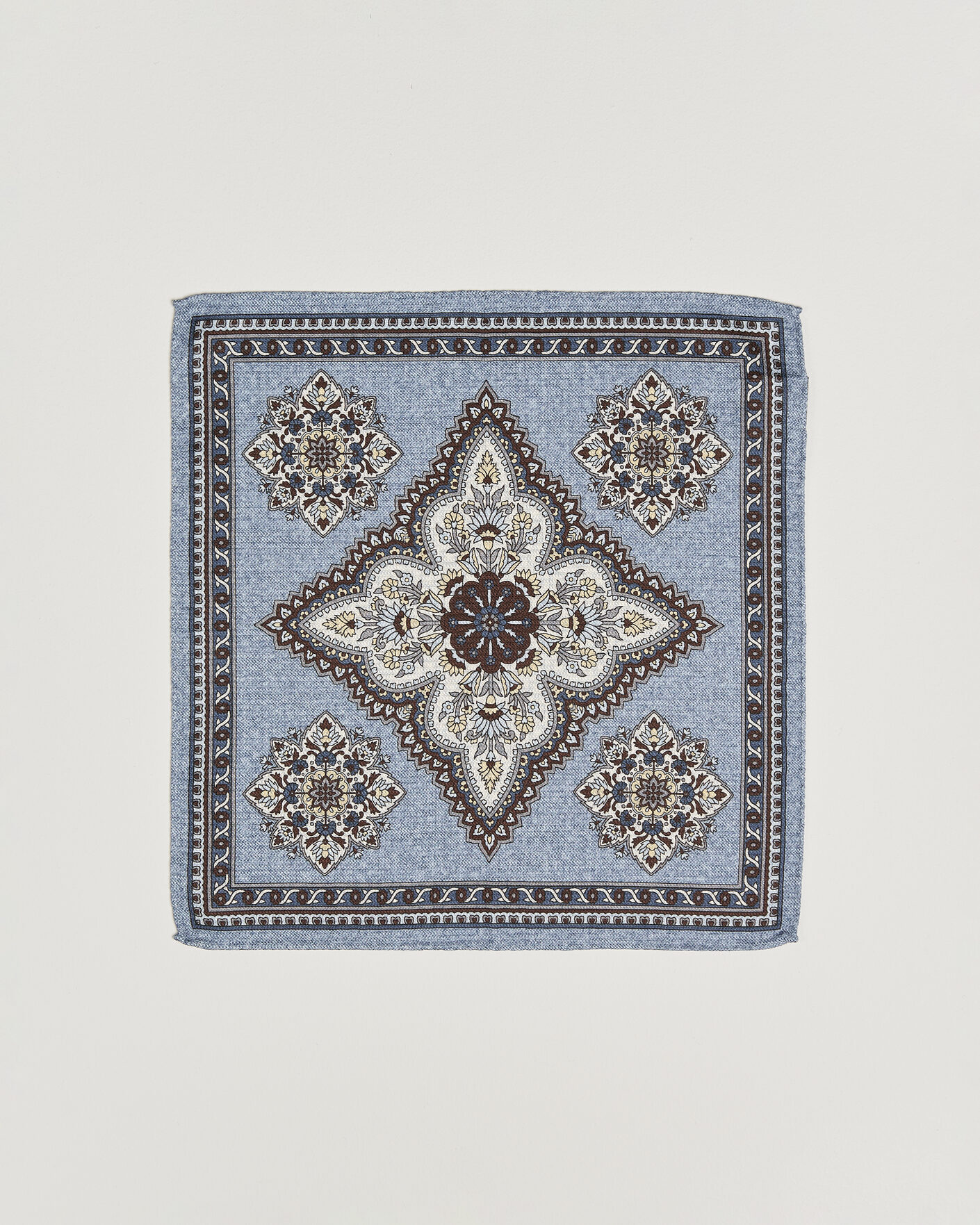 Mies | Taskuliinat | Amanda Christensen | Silk Schappe Doublefaced Pocket Square Blue