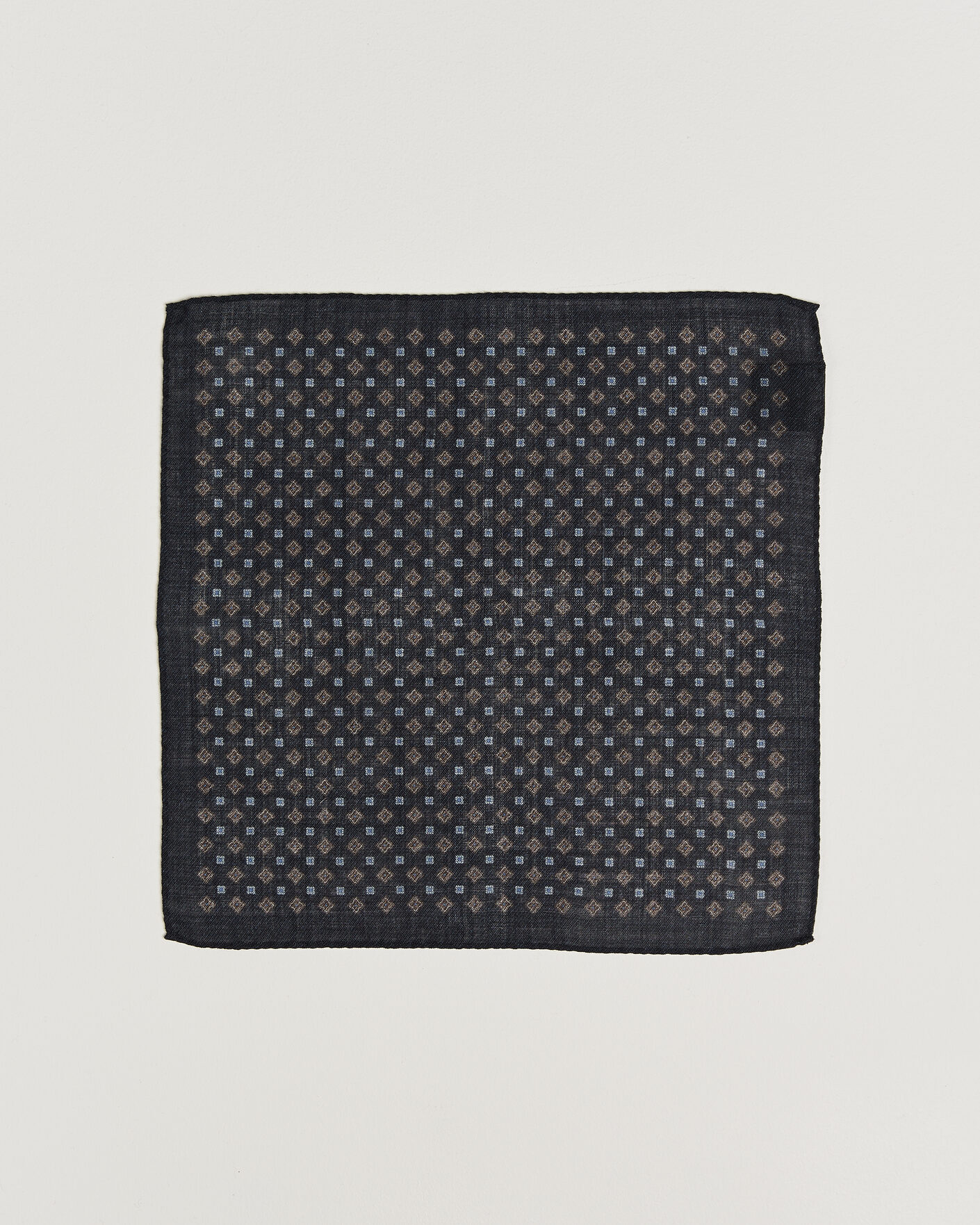 Mies | Taskuliinat | Amanda Christensen | Wool Flower Pocket Square Navy