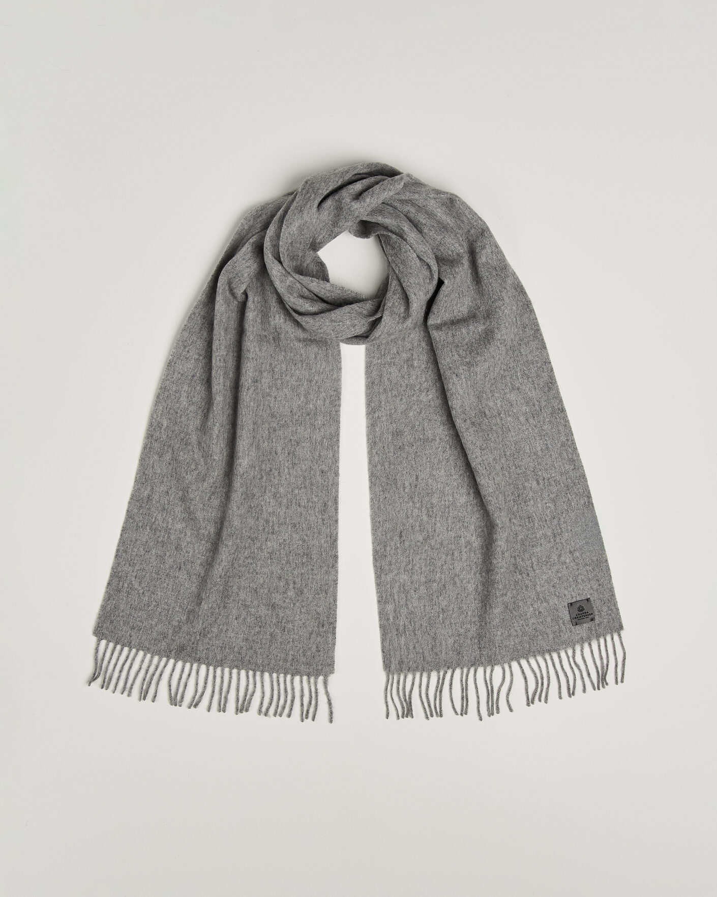 Mies | Kaulaliinat | Amanda Christensen | Wool Scarf Light Grey Melange