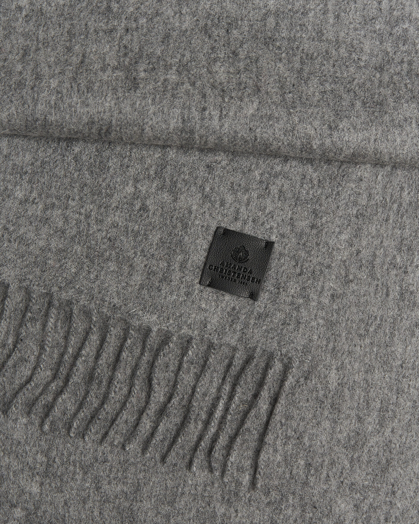Mies | Kaulaliinat | Amanda Christensen | Wool Scarf Light Grey Melange