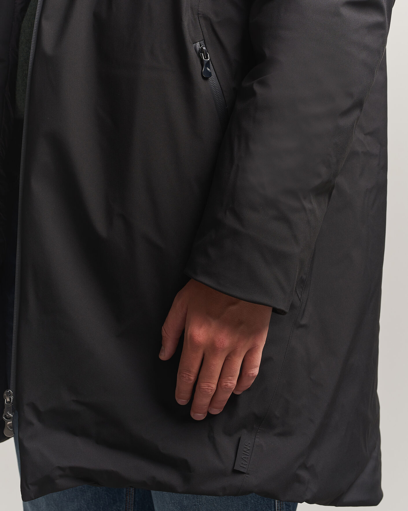Mies | Takit | RAINS | Sarna Long Puffer Jacket Black