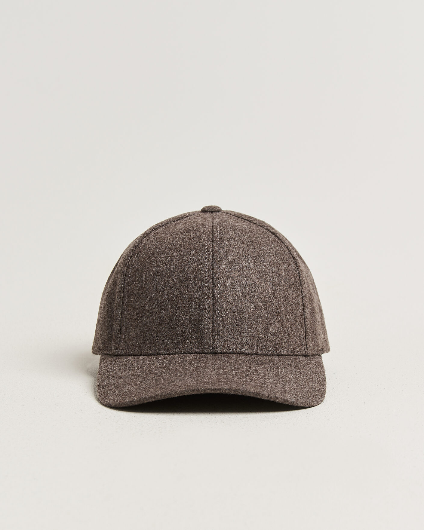 Mies | Päähineet | Varsity Headwear | Merino Wool Baseball Cap Taupe Brown