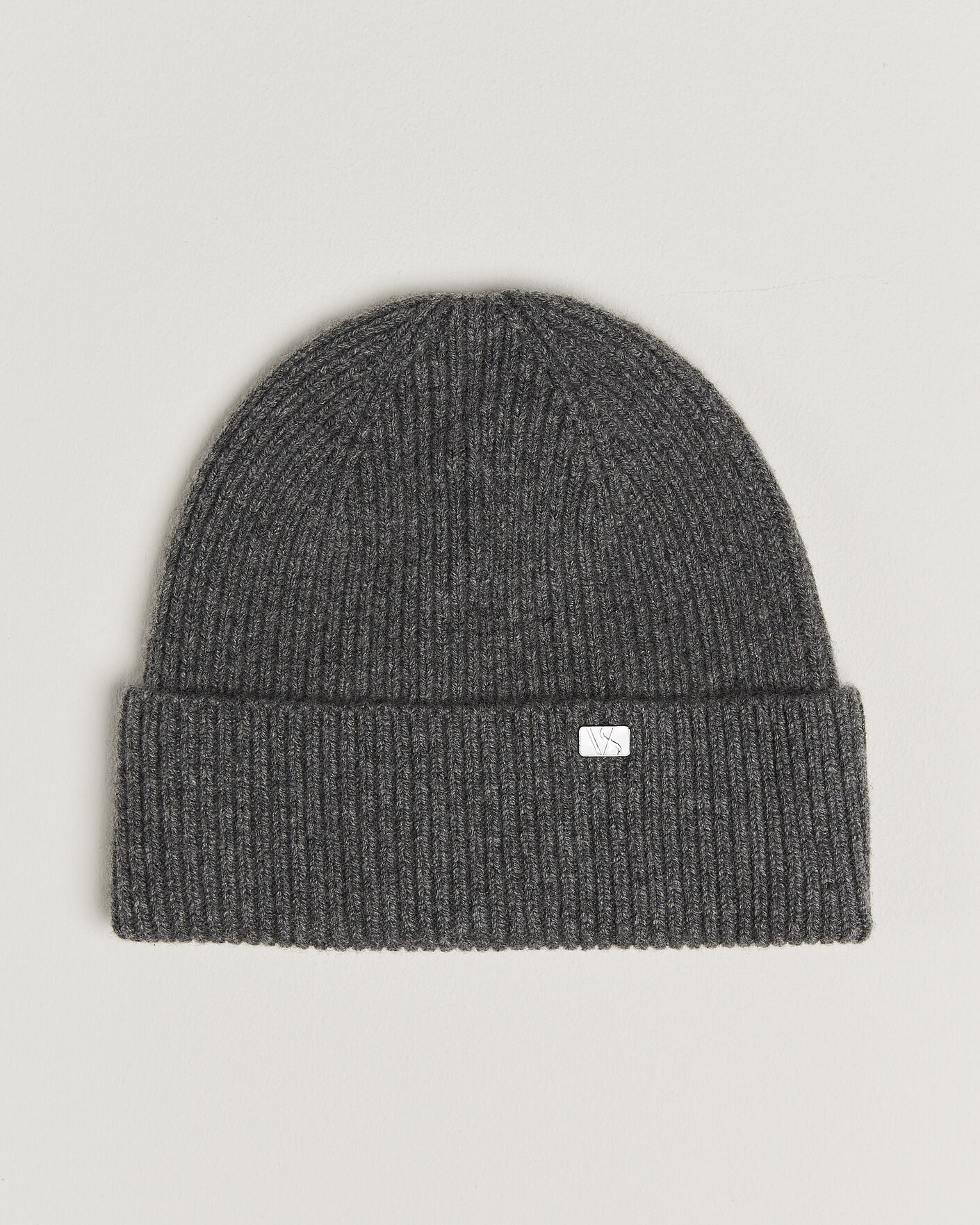 Mies | Päähineet | Varsity Headwear | Wool/Cashmere Beanie Rime Grey