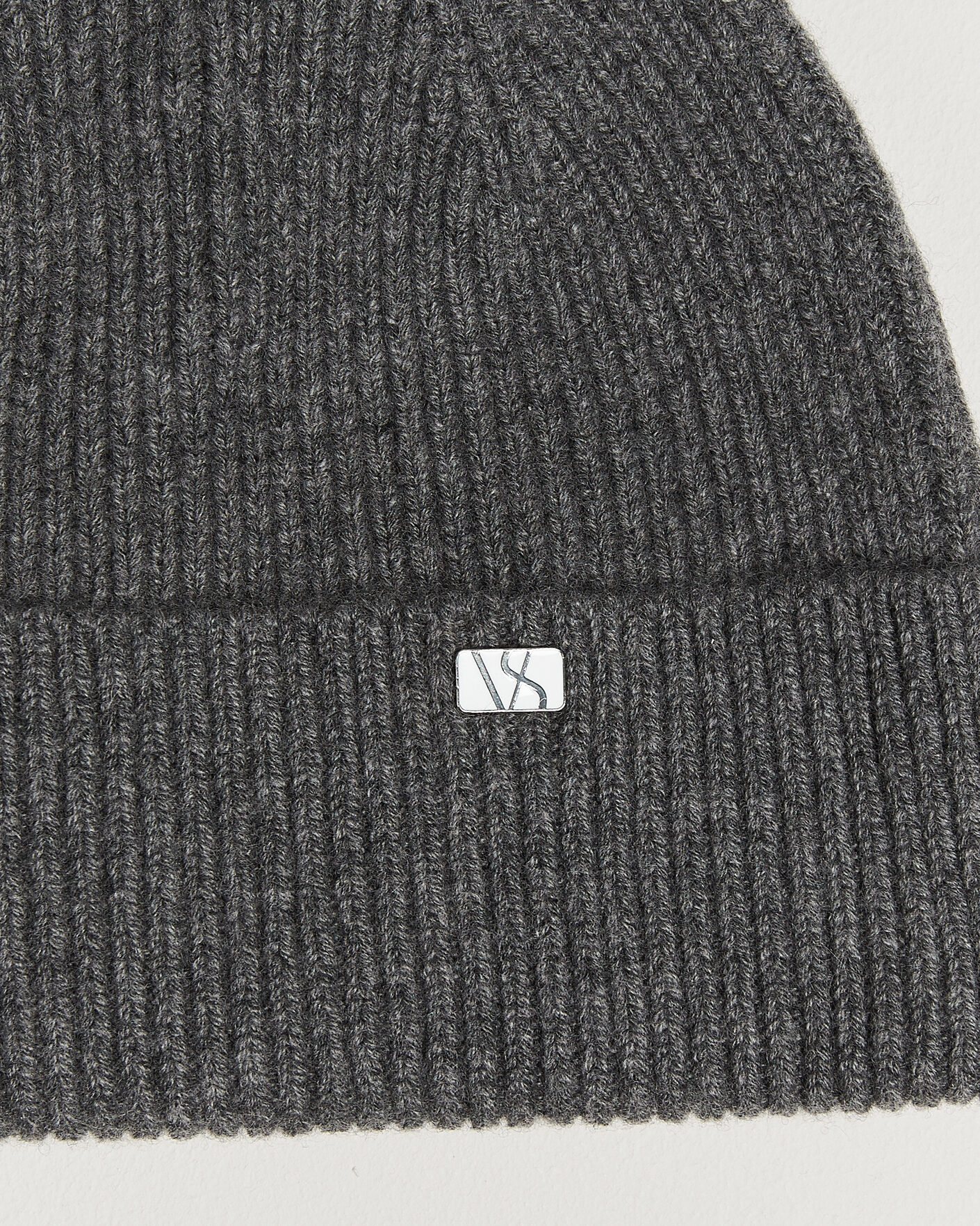 Mies | Päähineet | Varsity Headwear | Wool/Cashmere Beanie Rime Grey