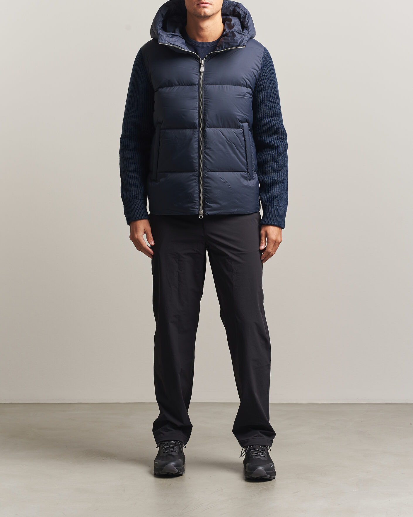 Mies | Takit | Sail Racing | Ridge Hooded Hybrid Jacket Dark Navy