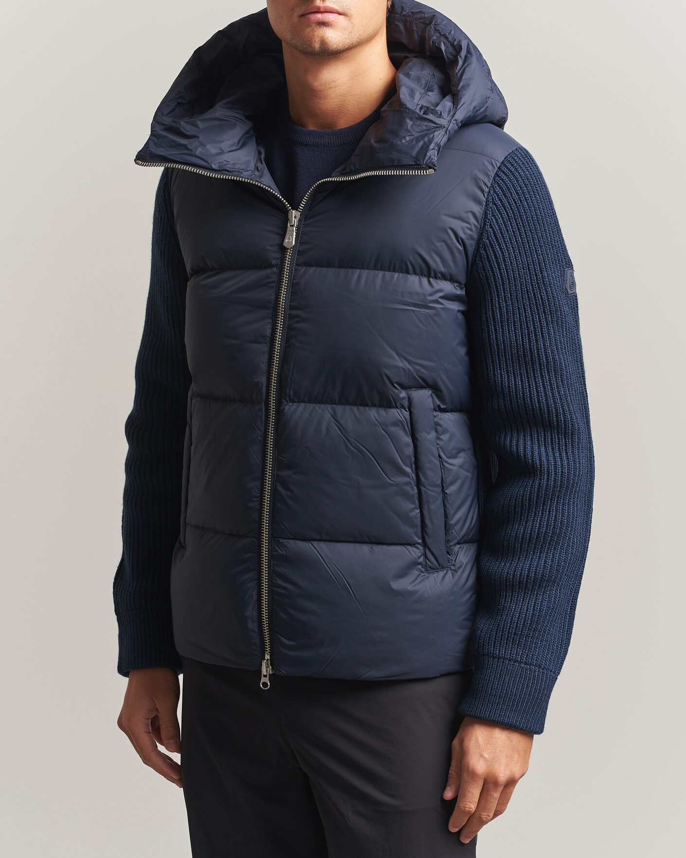 Mies | Takit | Sail Racing | Ridge Hooded Hybrid Jacket Dark Navy