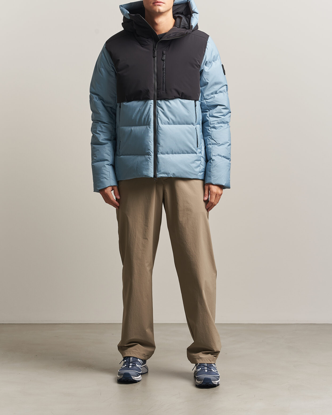 Mies | Takit | Sail Racing | Polar Down Hooded Jacket Aurora Blue
