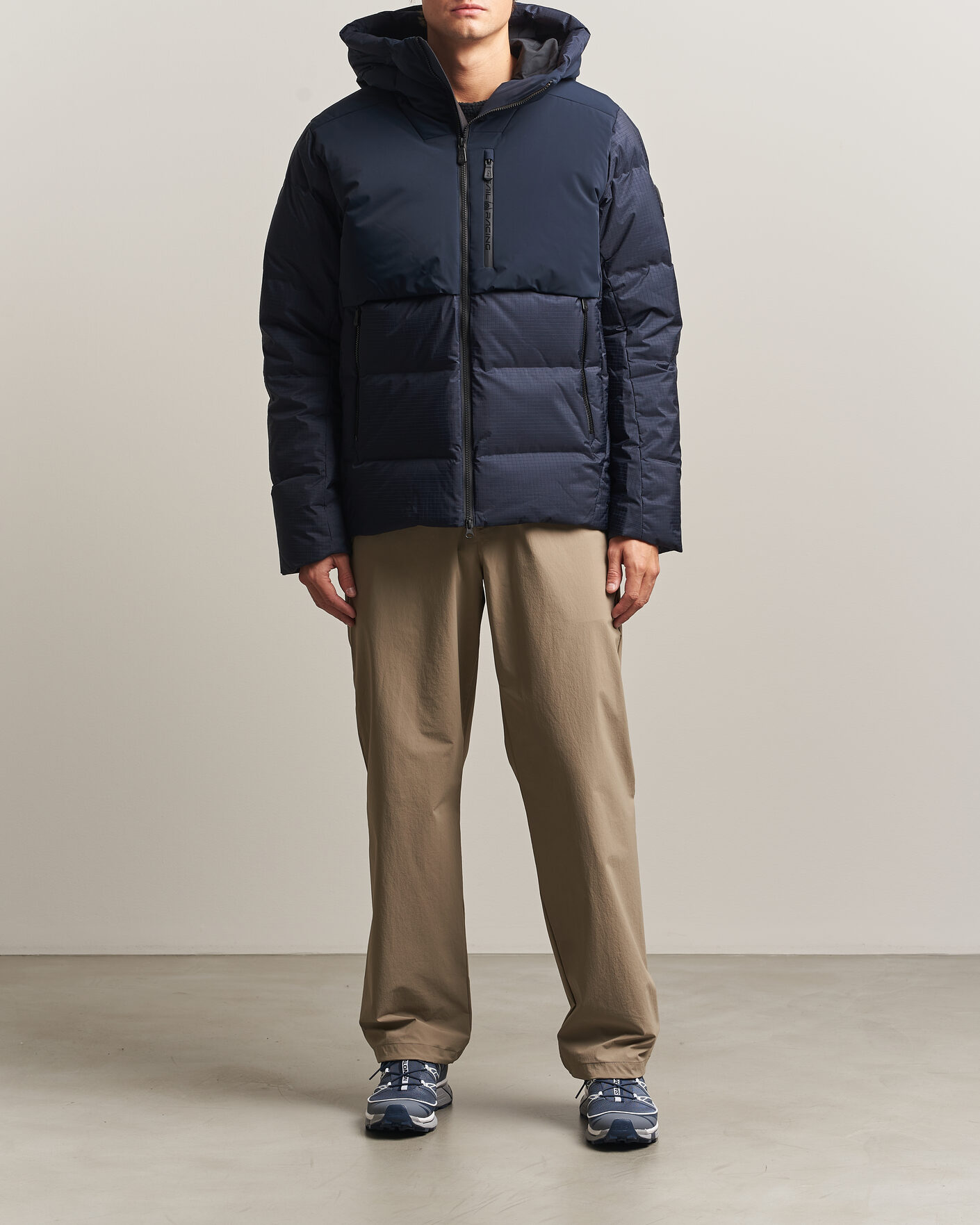 Mies | Takit | Sail Racing | Polar Down Hooded Jacket Dark Navy