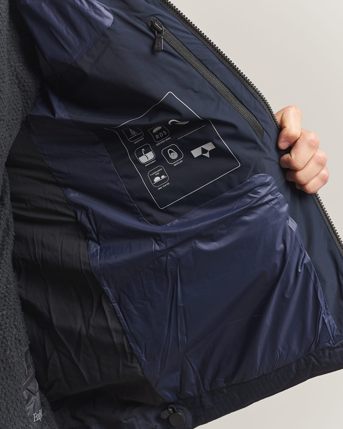 Mies | Takit | Sail Racing | Polar Down Hooded Jacket Dark Navy
