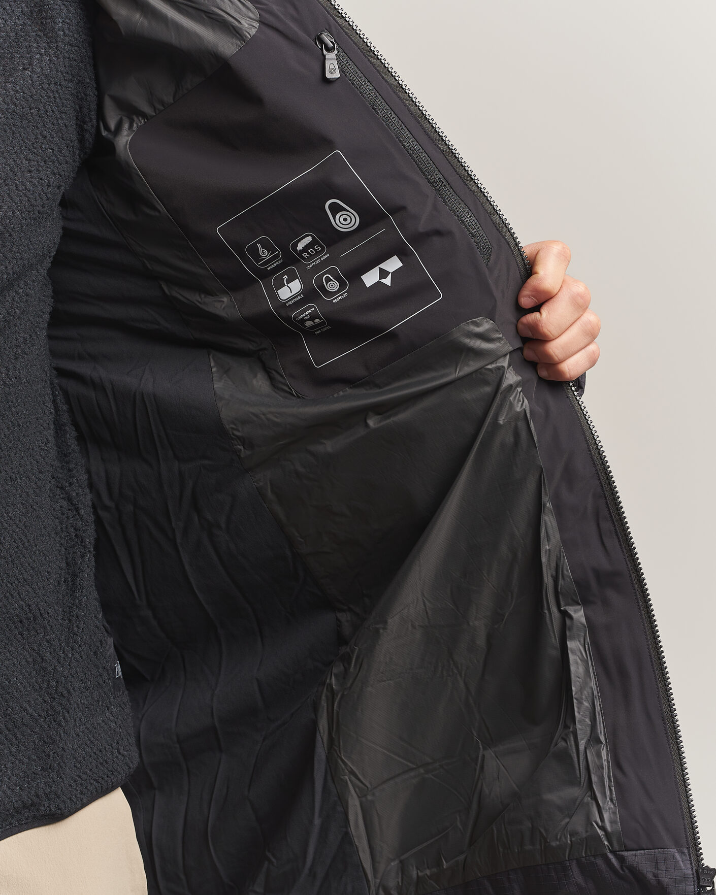 Mies | Takit | Sail Racing | Polar Down Hooded Parka Carbon