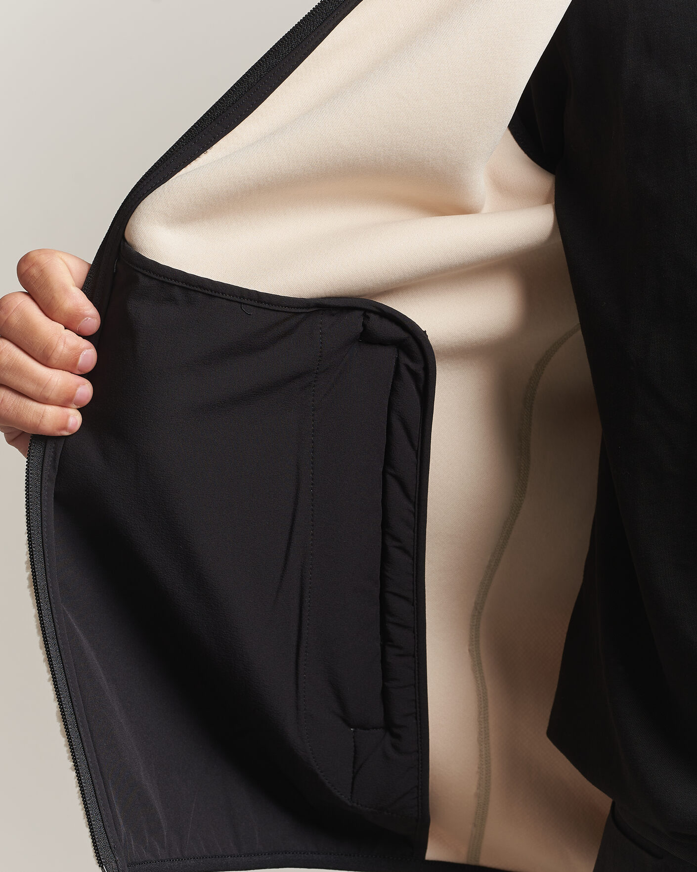Mies | Puserot | Sail Racing | Bowman Pile Vest Ivory