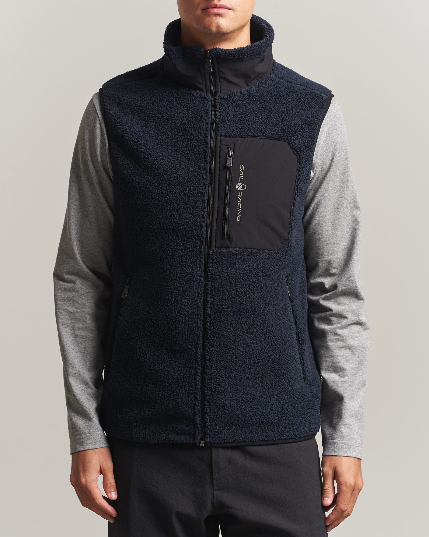 Mies | Puserot | Sail Racing | Bowman Pile Vest Dark Navy